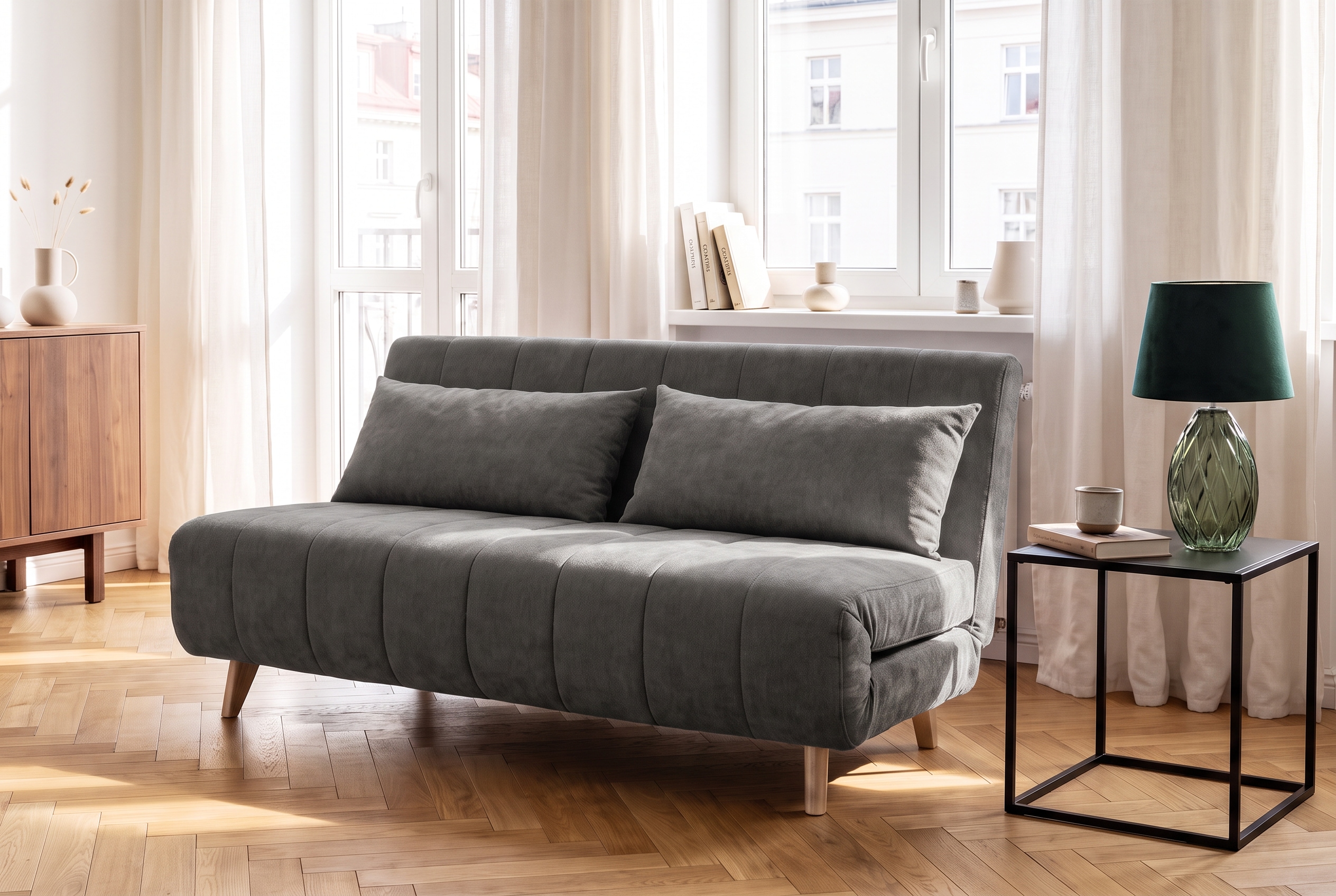 OTTO home Schlafsofa "FANNSEY 140 cm -2-Sitzer, verstellbare Rückenlehne" Verstellbare Rückenlehne und Sofa mit Bettfunktion