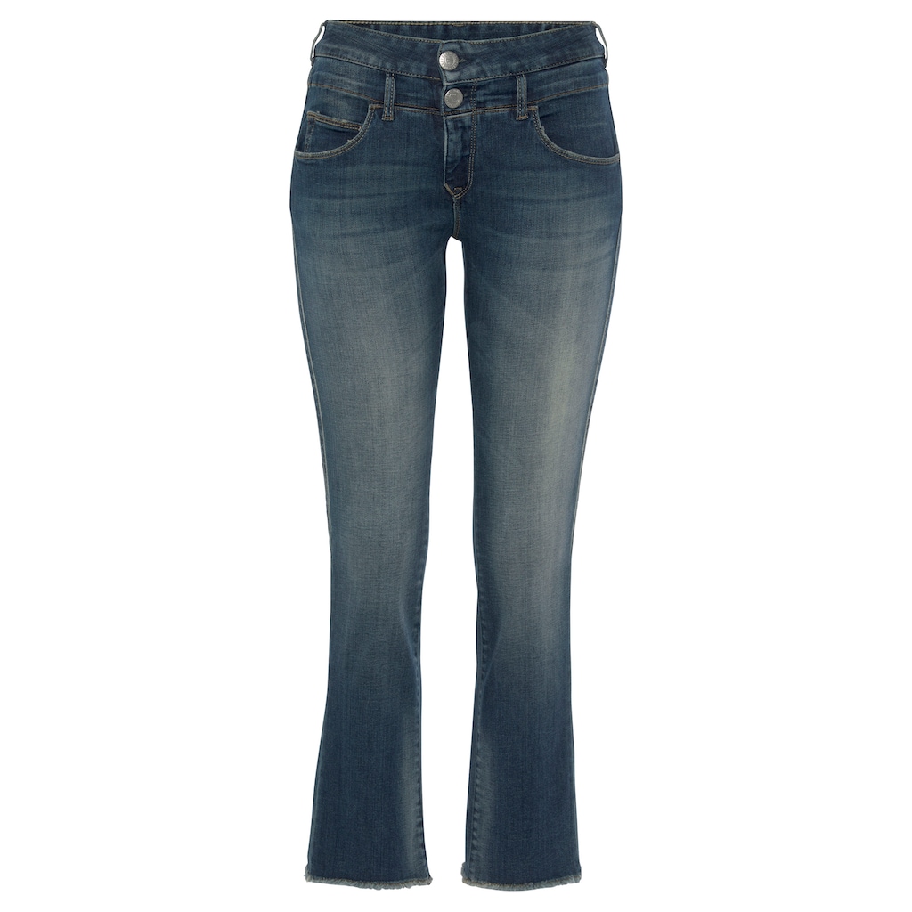 Herrlicher Slim-fit-Jeans »BABY Cropped Denim Powerstretch«