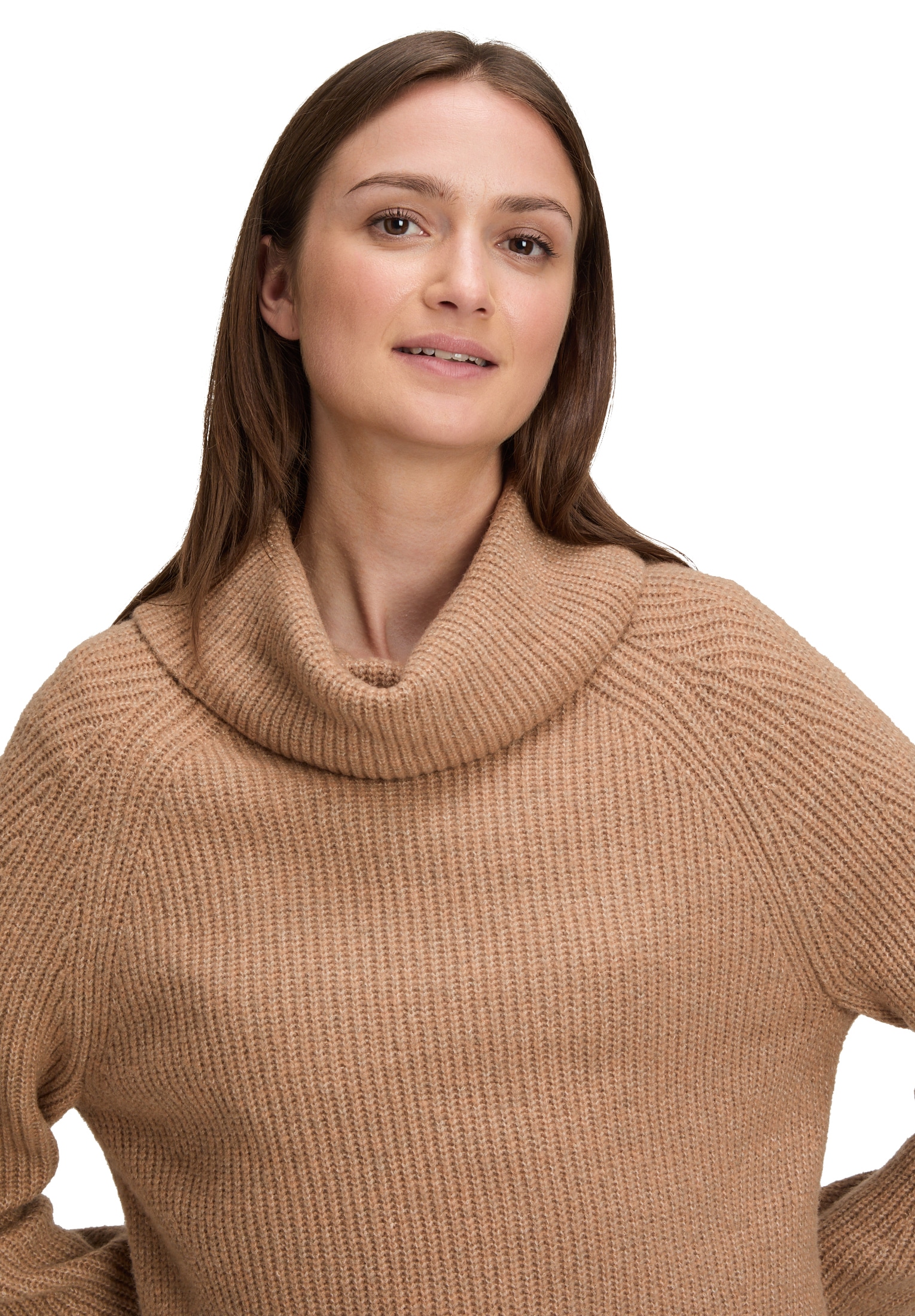 Betty&Co Strickkleid »Betty & Co Damen Strickkleid mit hohem Kragen«