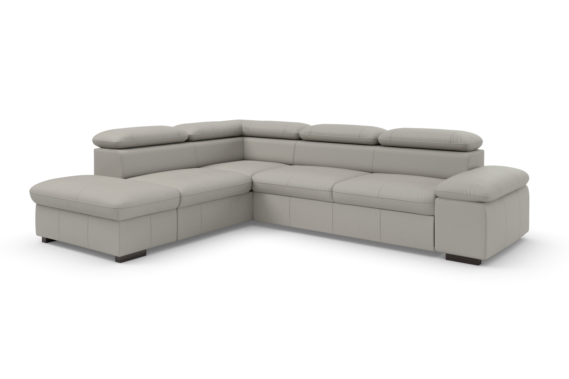 Home affaire Ecksofa »Alberto L-Form«, mit Kopfteilverstellung, wahlweise mit Bettfunktion
