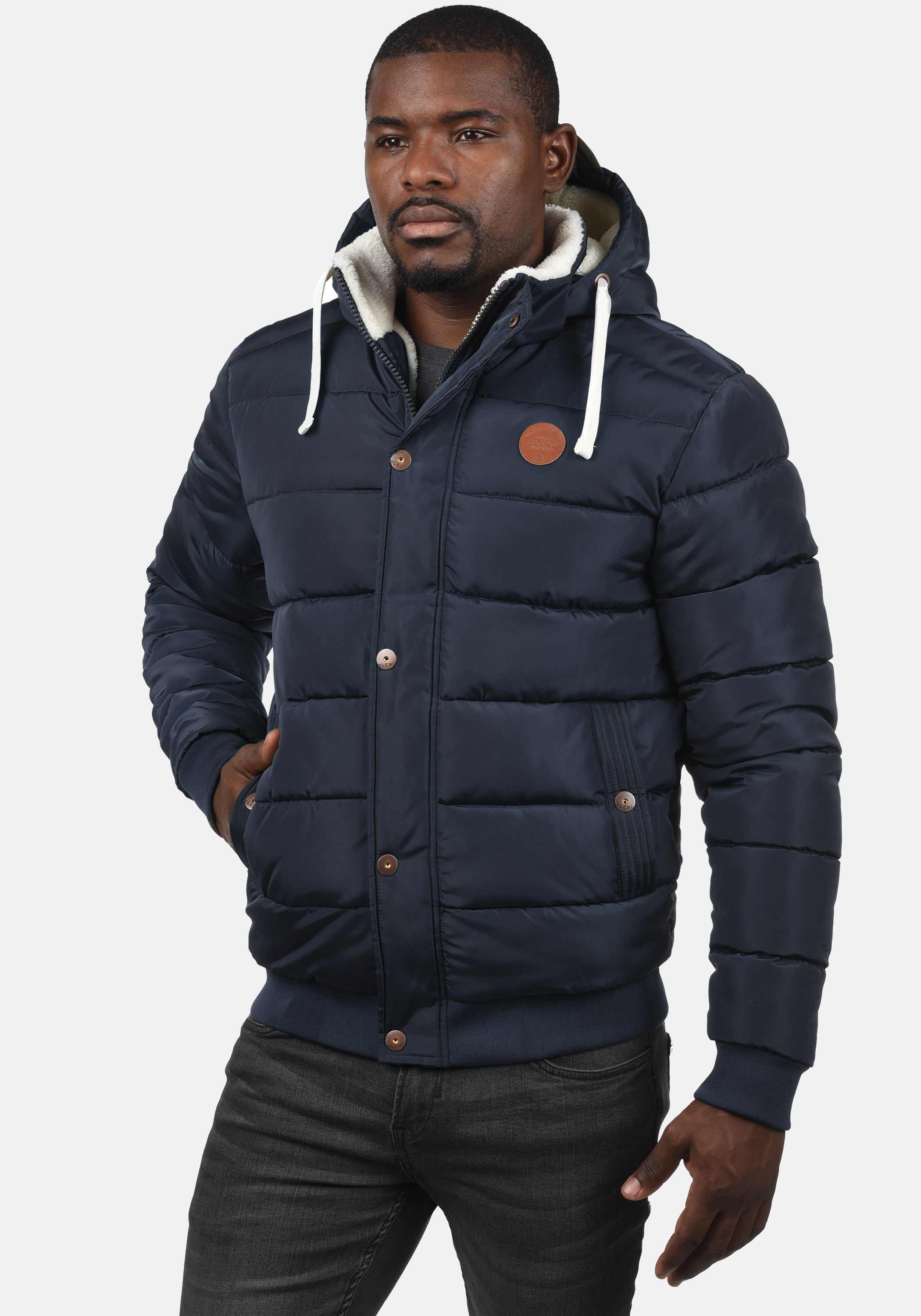 Blend Winterjacke "BHFrederico" mit Kapuze Warme Jacke mit abnehmbarer Kapu günstig online kaufen