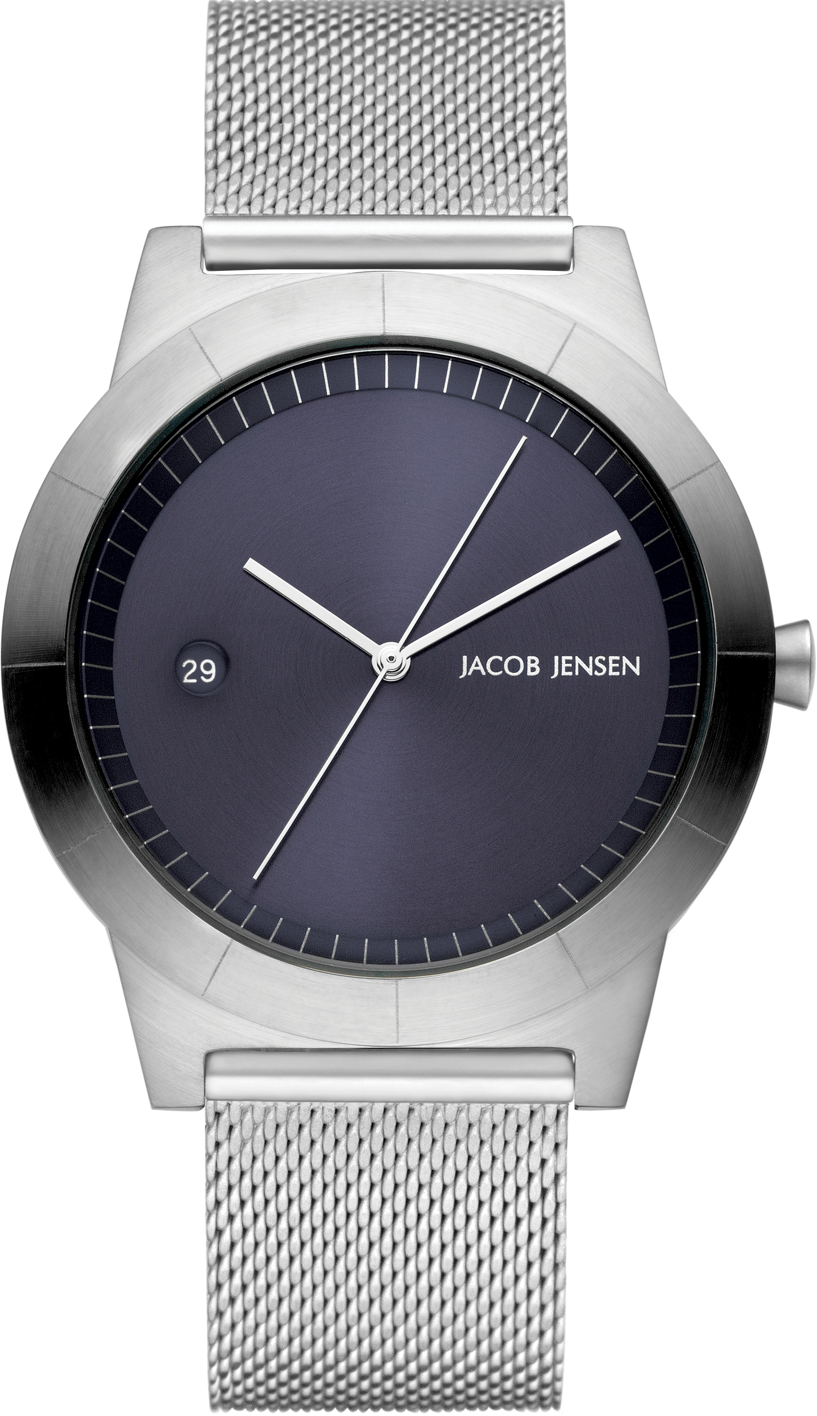 Jacob Jensen Quarzuhr »Ascent« Armbanduhr, Herrenuhr, Edelstahlarmband, analog, Tag