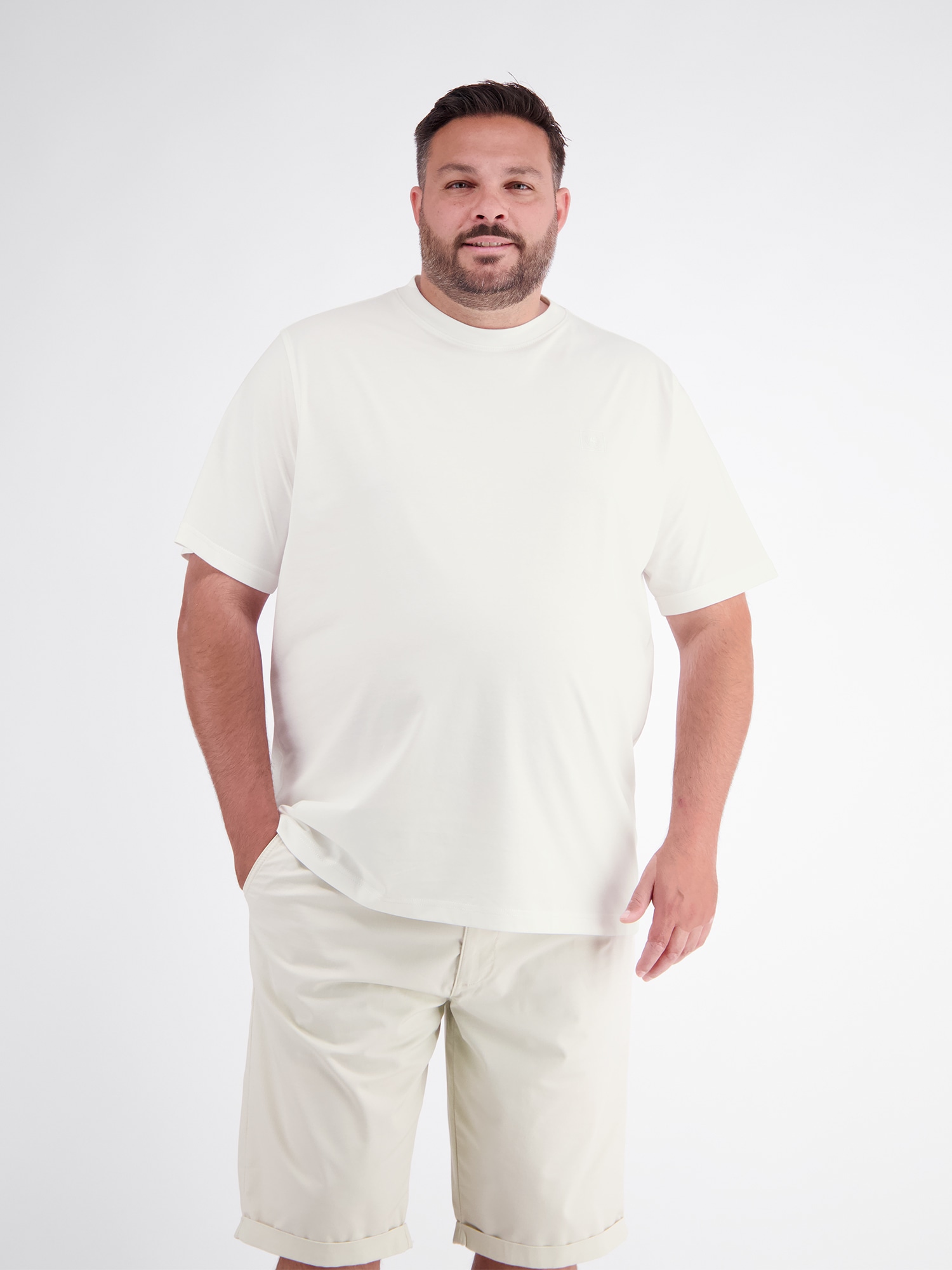 LERROS T-Shirt "T-Shirt in Cool & Dry Qualität, große Größen"