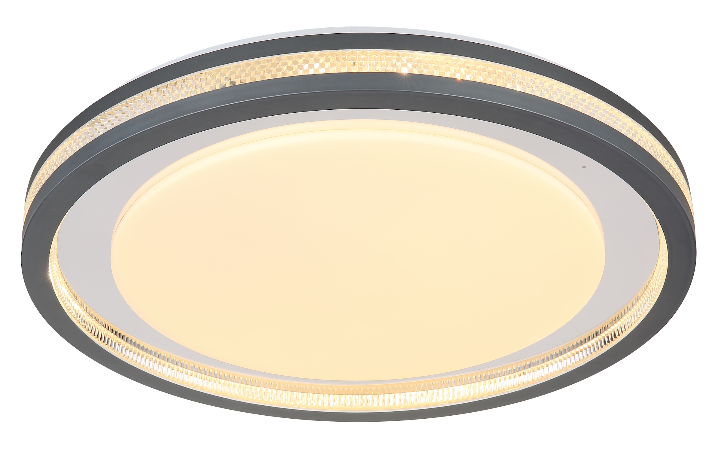 GLOBO LIGHTING LED Deckenleuchte »TERPSA«, Leuchtmittel LED-Modul | LED fest integriert, Deckenlampe/rund/Wohnzimmer/Schlafzimmer/elegant