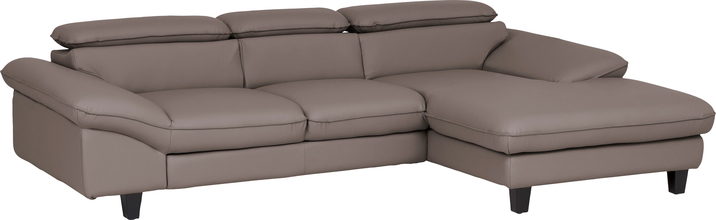 Home affaire Ecksofa »Pilot L-Form«, mit Kopfteilverstellung, wahlweise mit Bettfunktion & Bettkasten