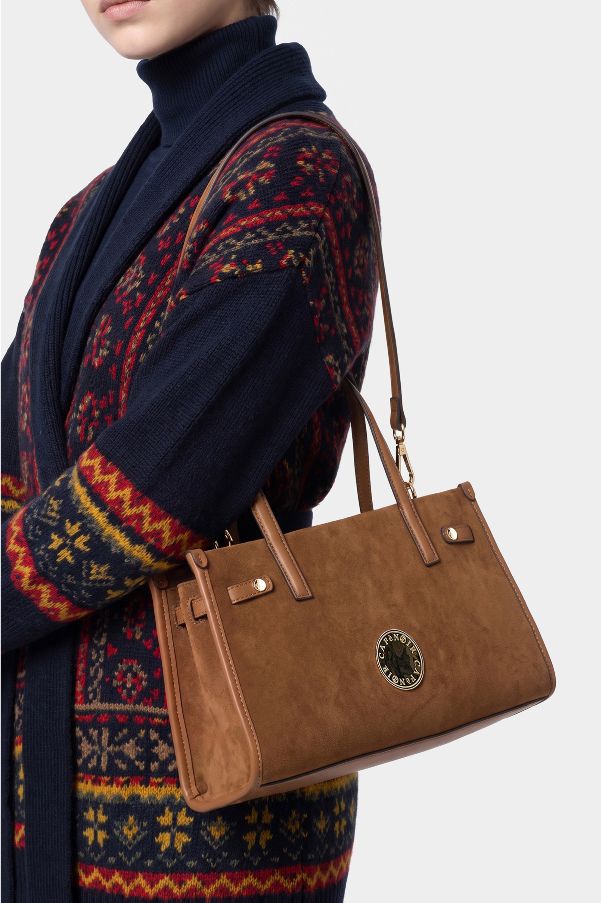 CAFèNoir Schultertasche »SHOULDER BAG WITH STRAP C3JV0091 Damen« Schultertasche Damen, Abendtasche, Handtasche, Fashion, Lifestyle