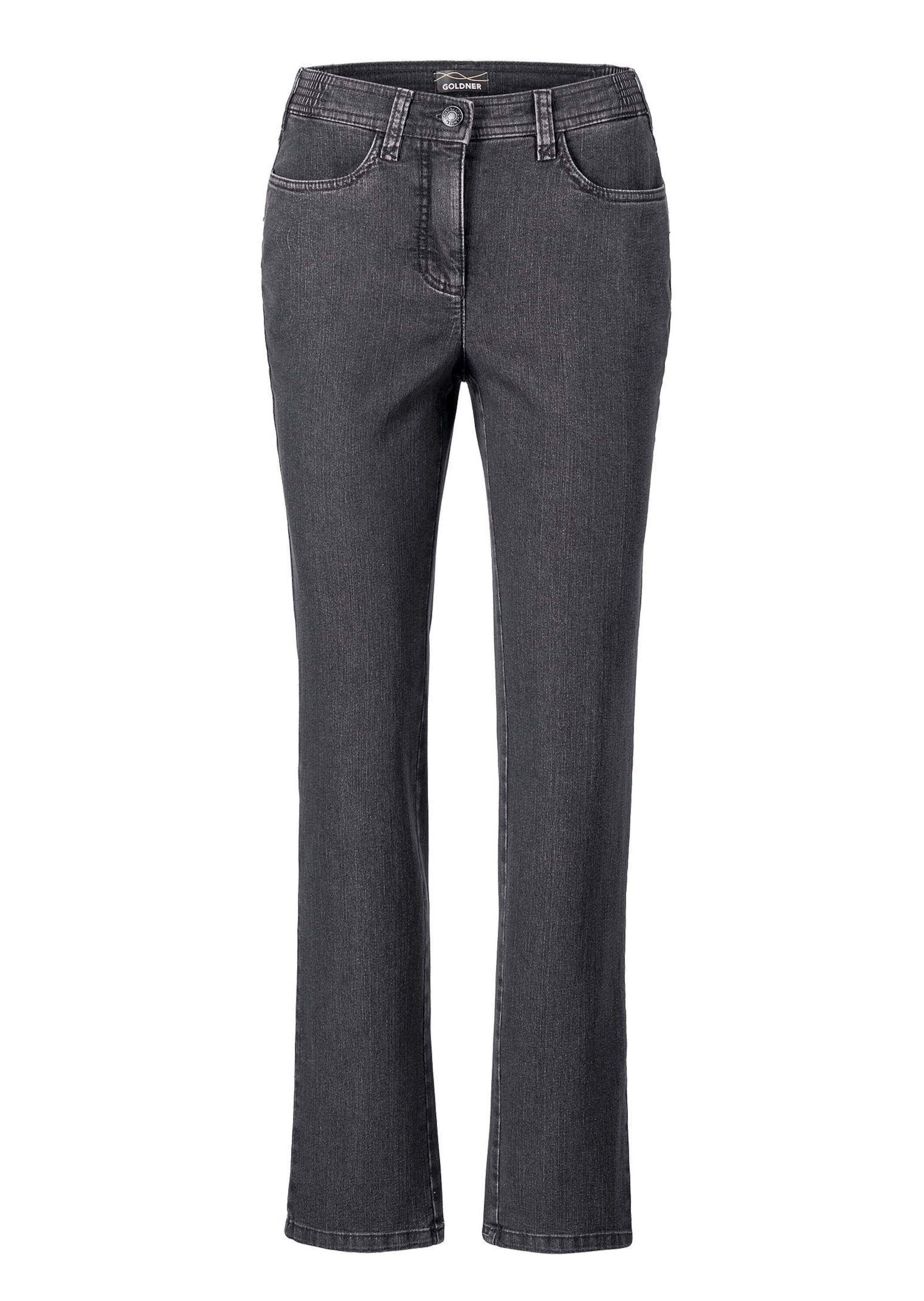 GOLDNER Regular-fit-Jeans "Denimhose mit Stretchkomfort" Ohne