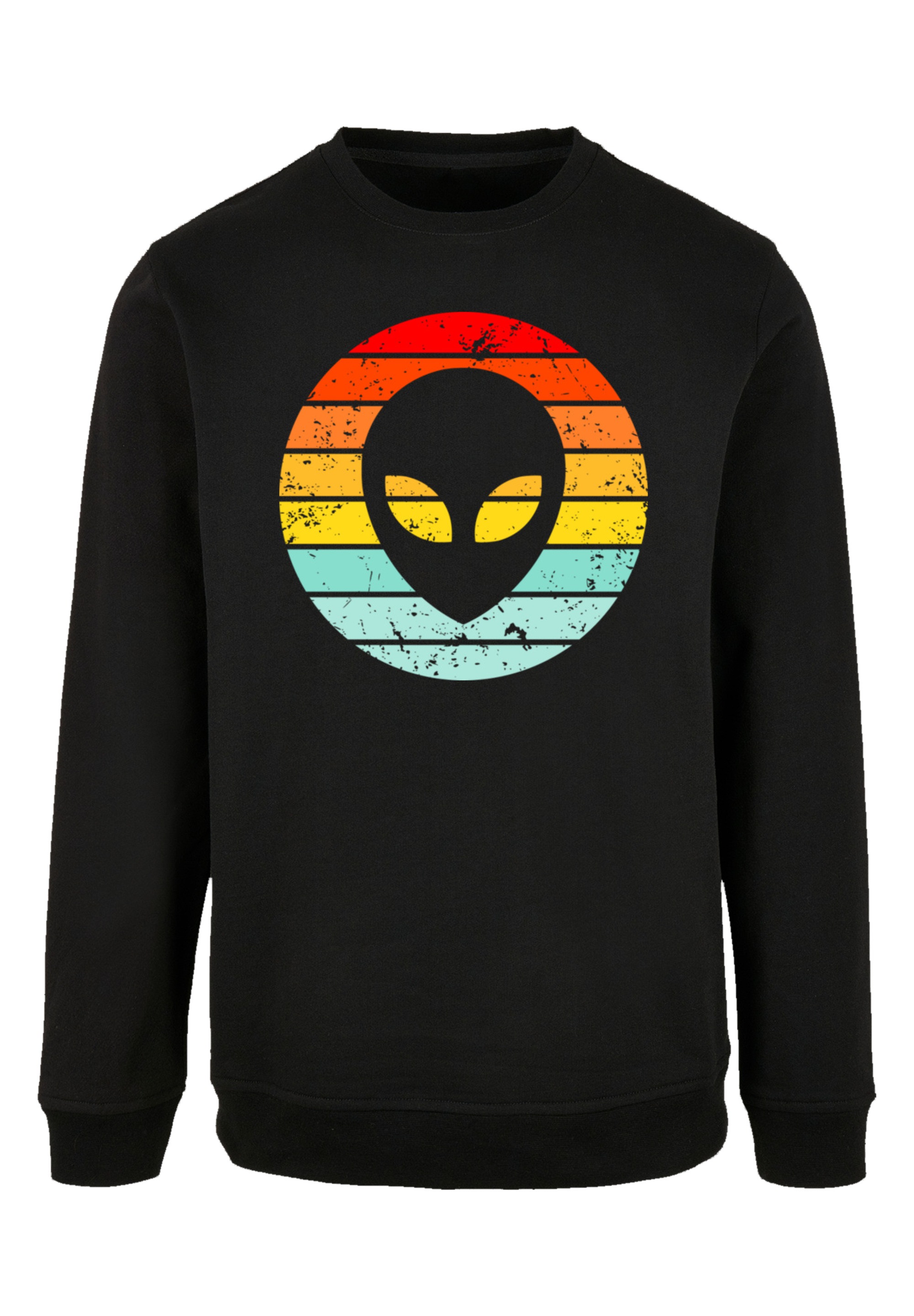 F4NT4STIC Sweatshirt »Alien Retro Sonnenuntergang«, Premium Qualität