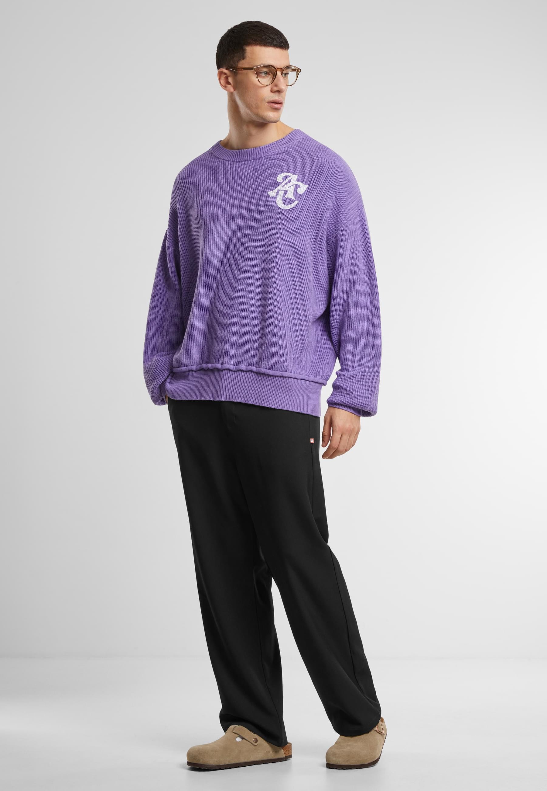Another Cotton Lab Rundhalspullover »Another Cotton Lab Another Oversize Knit Sweatshirt«, (1 tlg.)