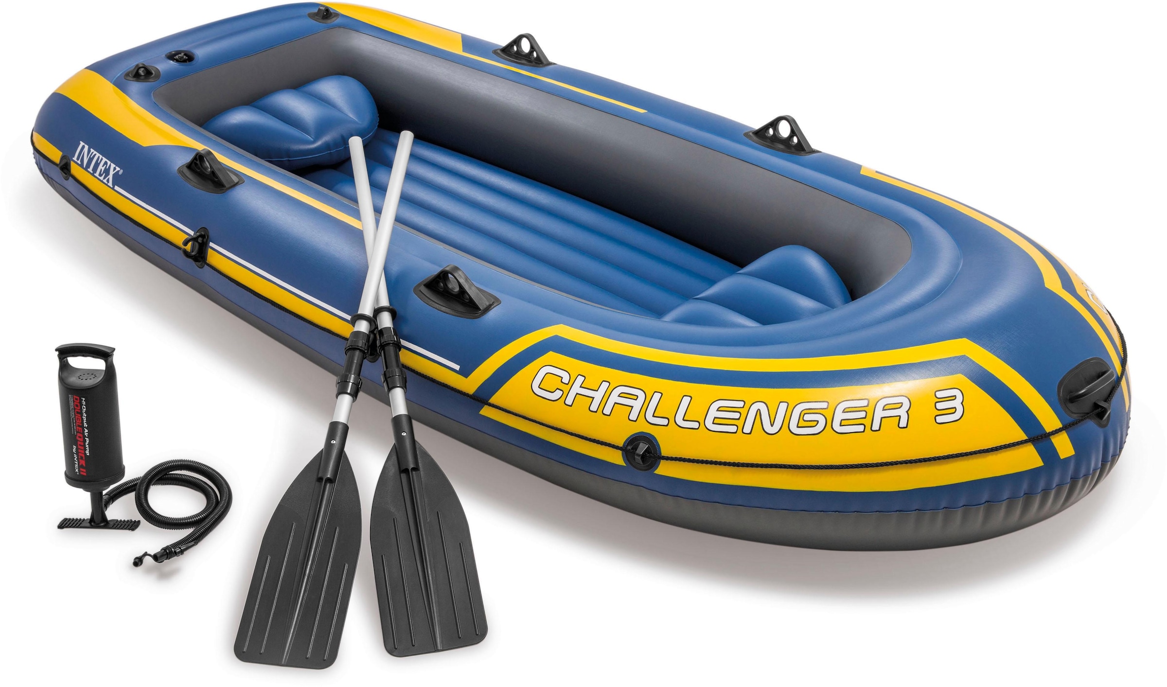Schlauchboot »Challenger 3«, (Set, mit 2 Paddeln und Luftpumpe)