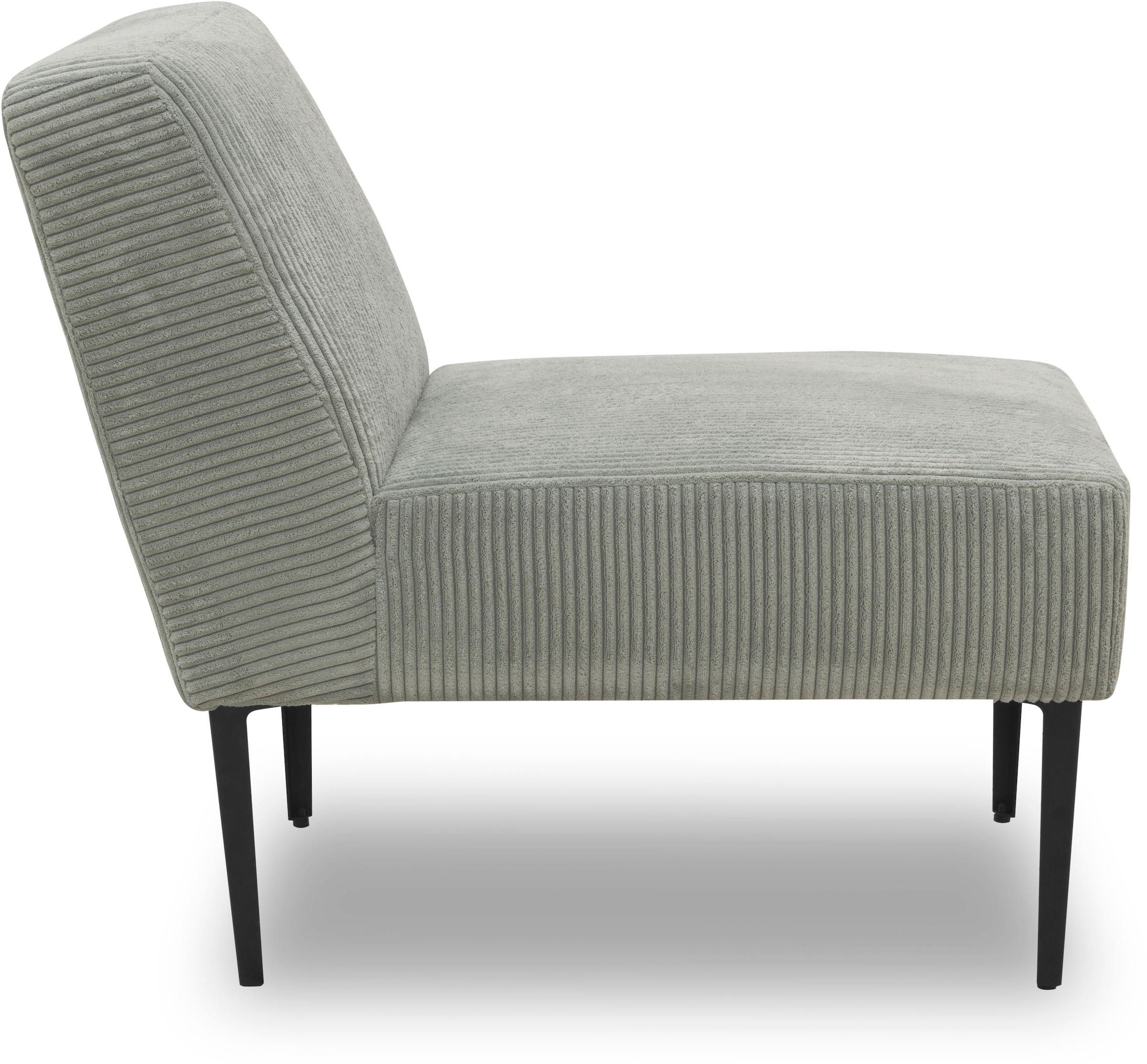 DOMO collection Sessel »700010 Lieferzeit nur 2 Wochen, auch einzeln stellbar«, für individuelle Zusammenstellung eines persönlichen Sofas, Cord-Bezug