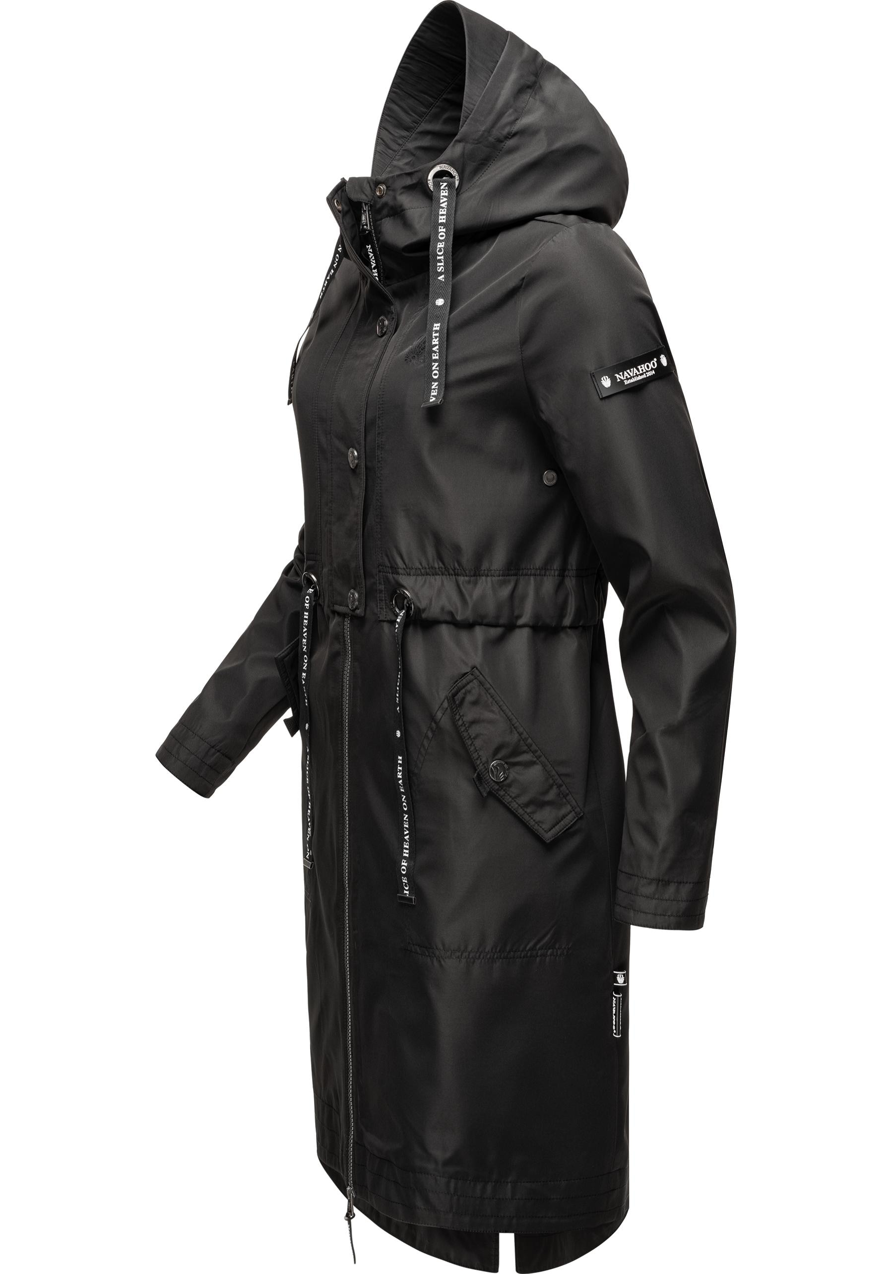 Navahoo Funktionsparka »Josinaa« mit Kapuze stylische Übergangs Outdoorjacke mit Kapuze SV11987