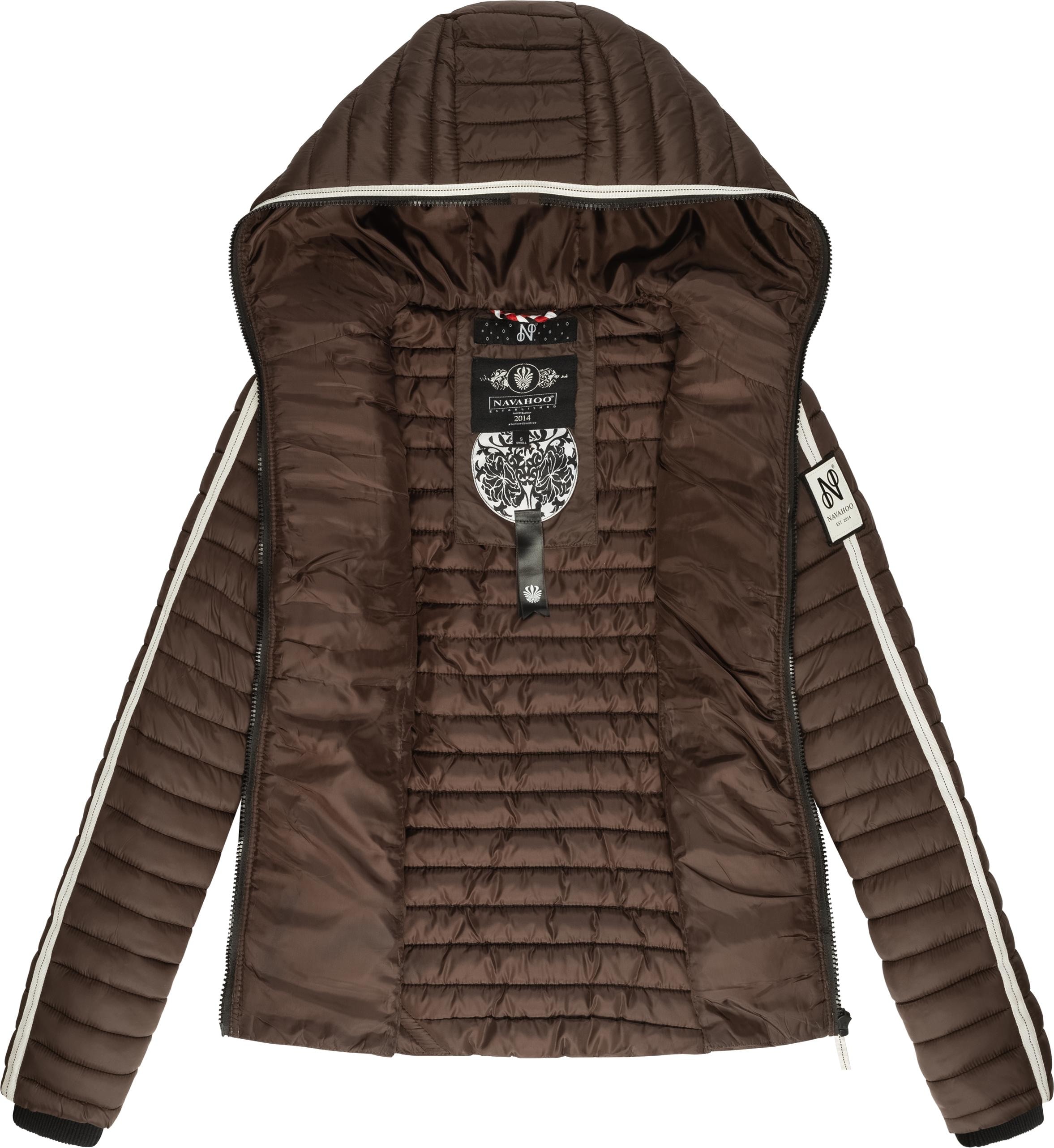 Navahoo Steppjacke »Kimuk Prc«, mit Kapuze, leichte Übergangsjacke mit Kapuze