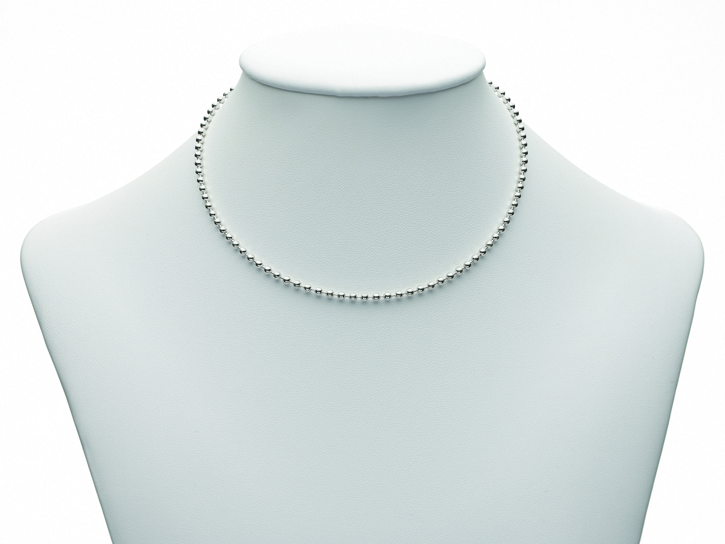 Silberkette »925 Silber Kugel Halskette Ø 2,5 mm«, Silberschmuck für Damen