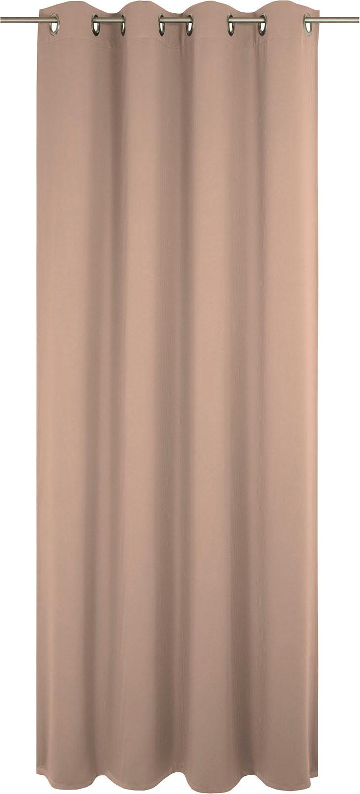 Adam Vorhang "Uni Collection light" Ösen 1 Stk. tlg. aus 100% Bio-Baumwolle, Vorhang nach Wunschmaß