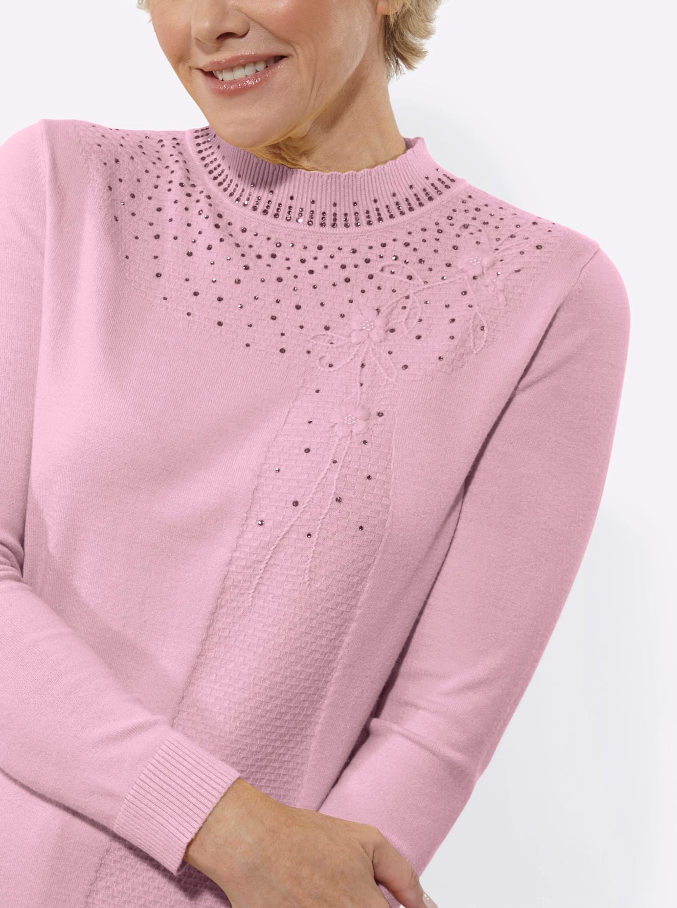 Classic Strickpullover »Stehkragen-Pullover«