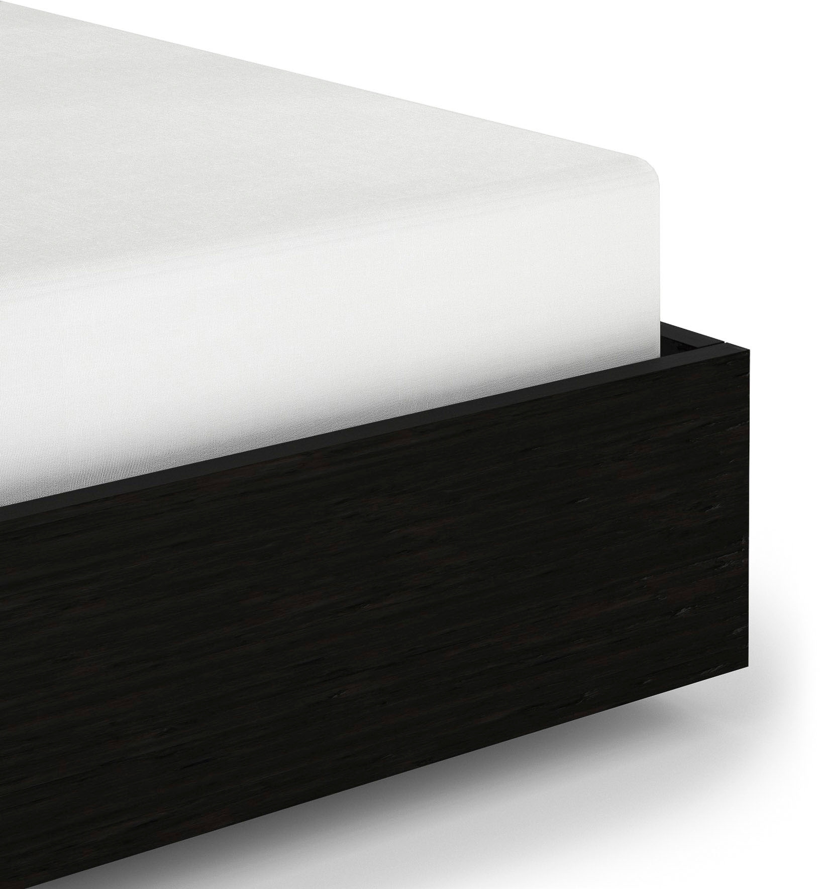 Heckett & Lane Spannbettlaken "Elementi" Laken aus 100% Baumwolle, hochwertiges Mako-Satin, Betttuch ab 90x200