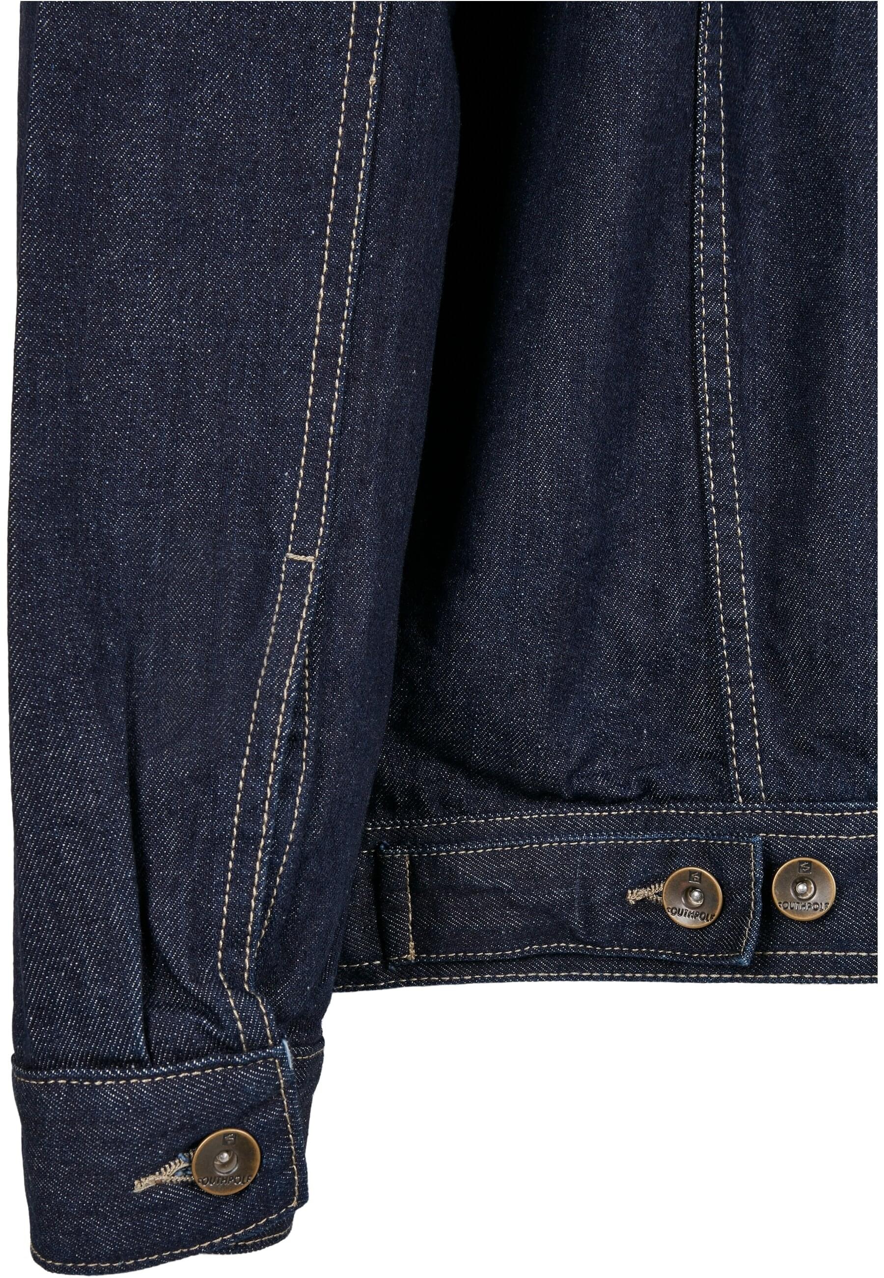 Southpole Allwetterjacke »Southpole Herren Southpole Script Denim Jacket«, (1 St.), ohne Kapuze