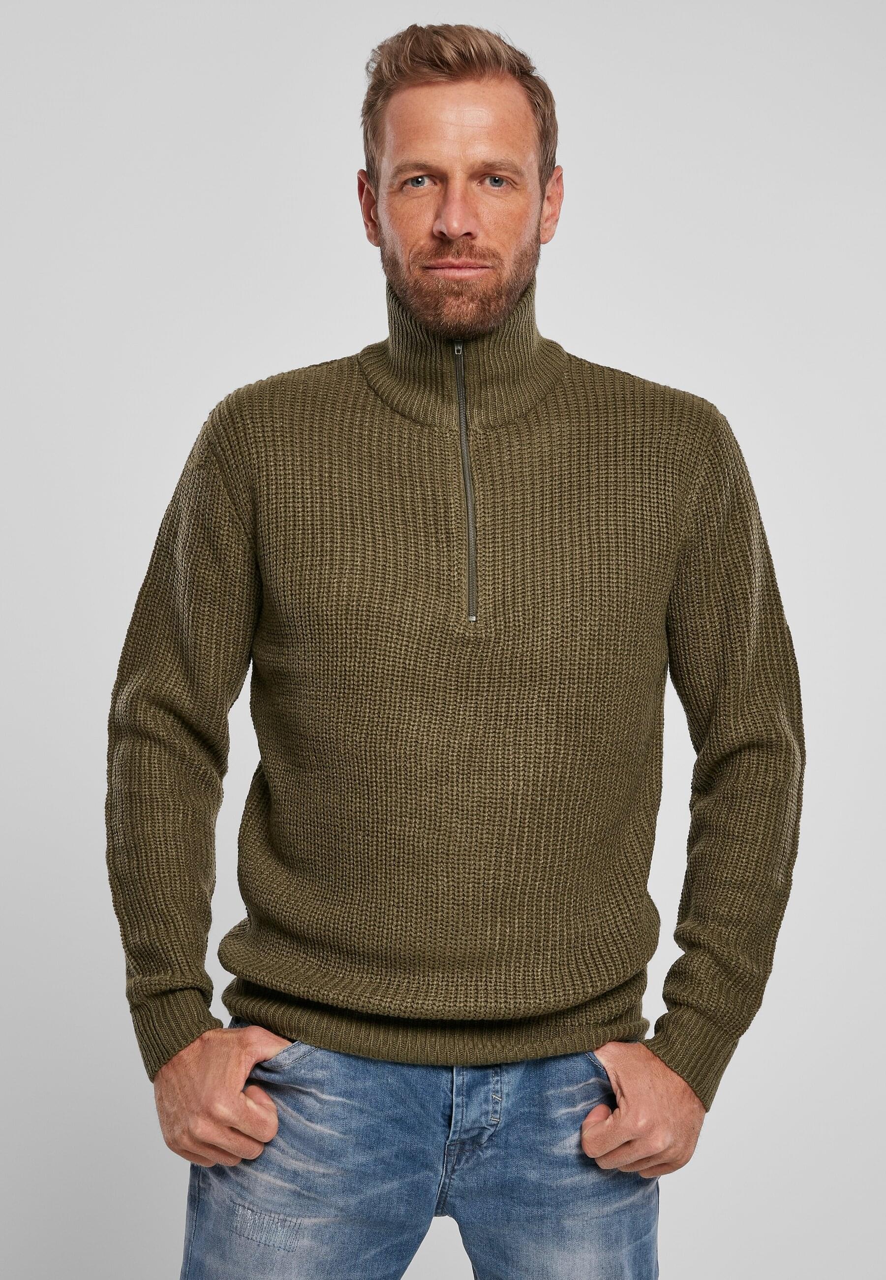 Brandit Rundhalspullover »Brandit Herren Marine Troyer« 1 Stk. tlg.