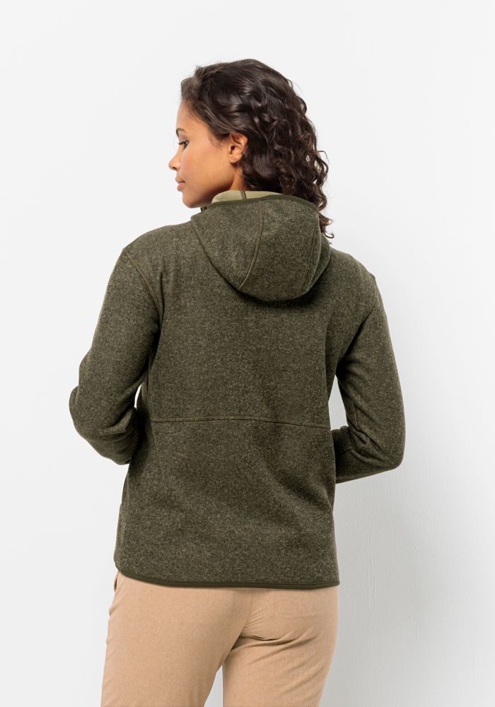 Jack Wolfskin Fleecejacke »TANNENSPUR JKT W«, mit Kapuze