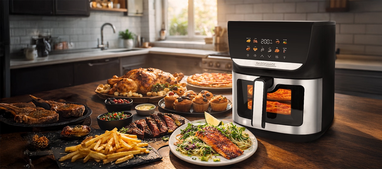 Gastroback Heißluftfritteuse »42585 HEAT & CRISP FAMILY 8 L« 2900 W