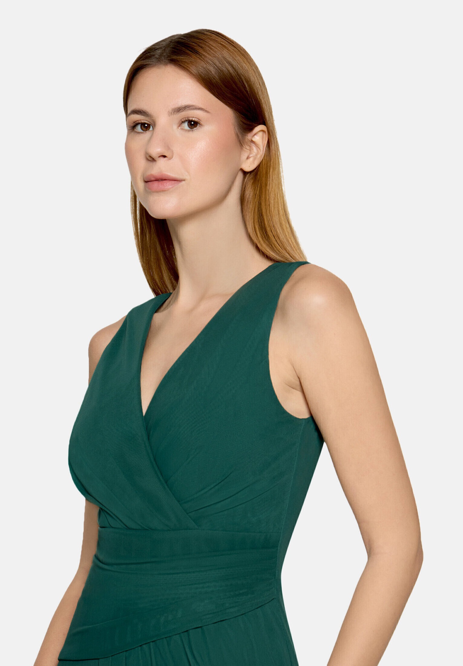 Vera Mont Abendkleid »Damen mit V-Ausschnitt« Ohne Tasche Falten