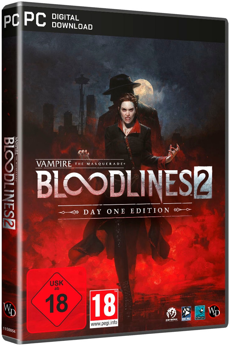 Paradox Interactive Spielesoftware »Vampire: The Masquerade - Bloodlines 2 Day One Edition (CiB)« PC