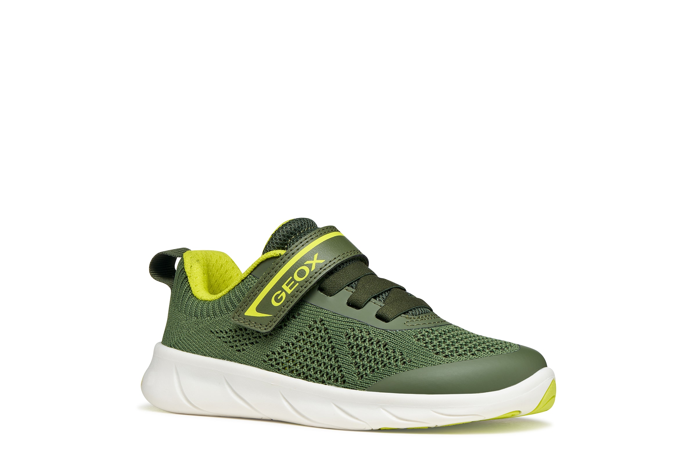 GEOX Foot-run Junior Vert Militaire/citron Vert 24