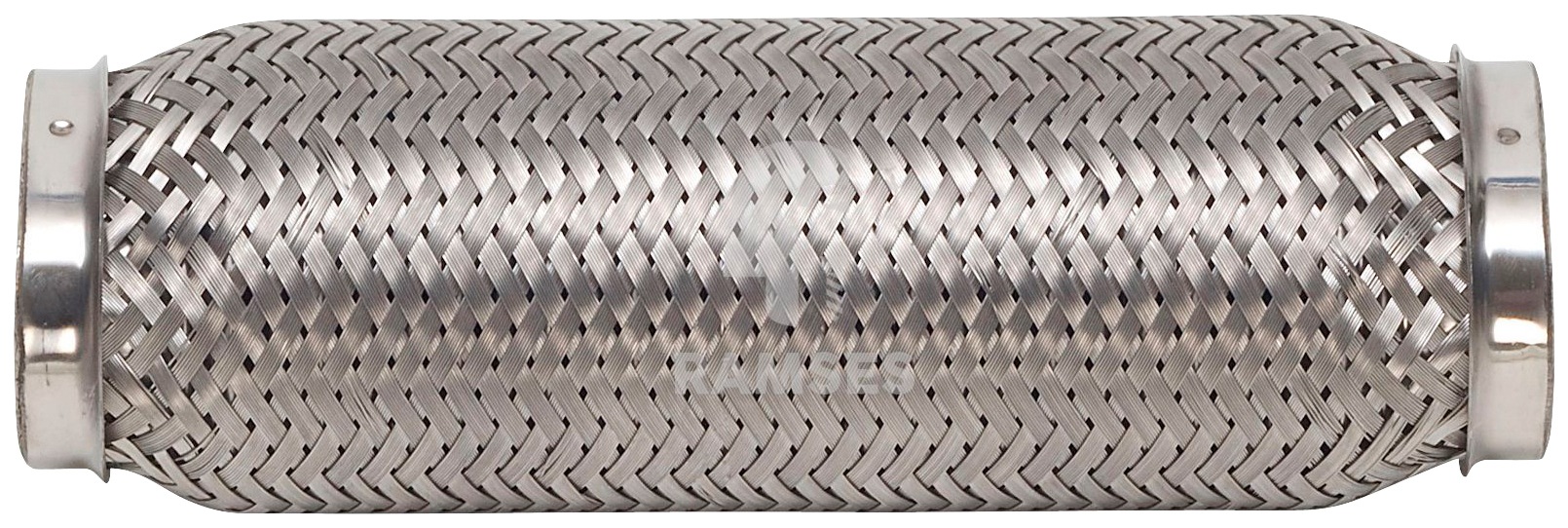 Auspuff-Flexrohr, oval, 40/56 x 210 mm Edelstahl A2