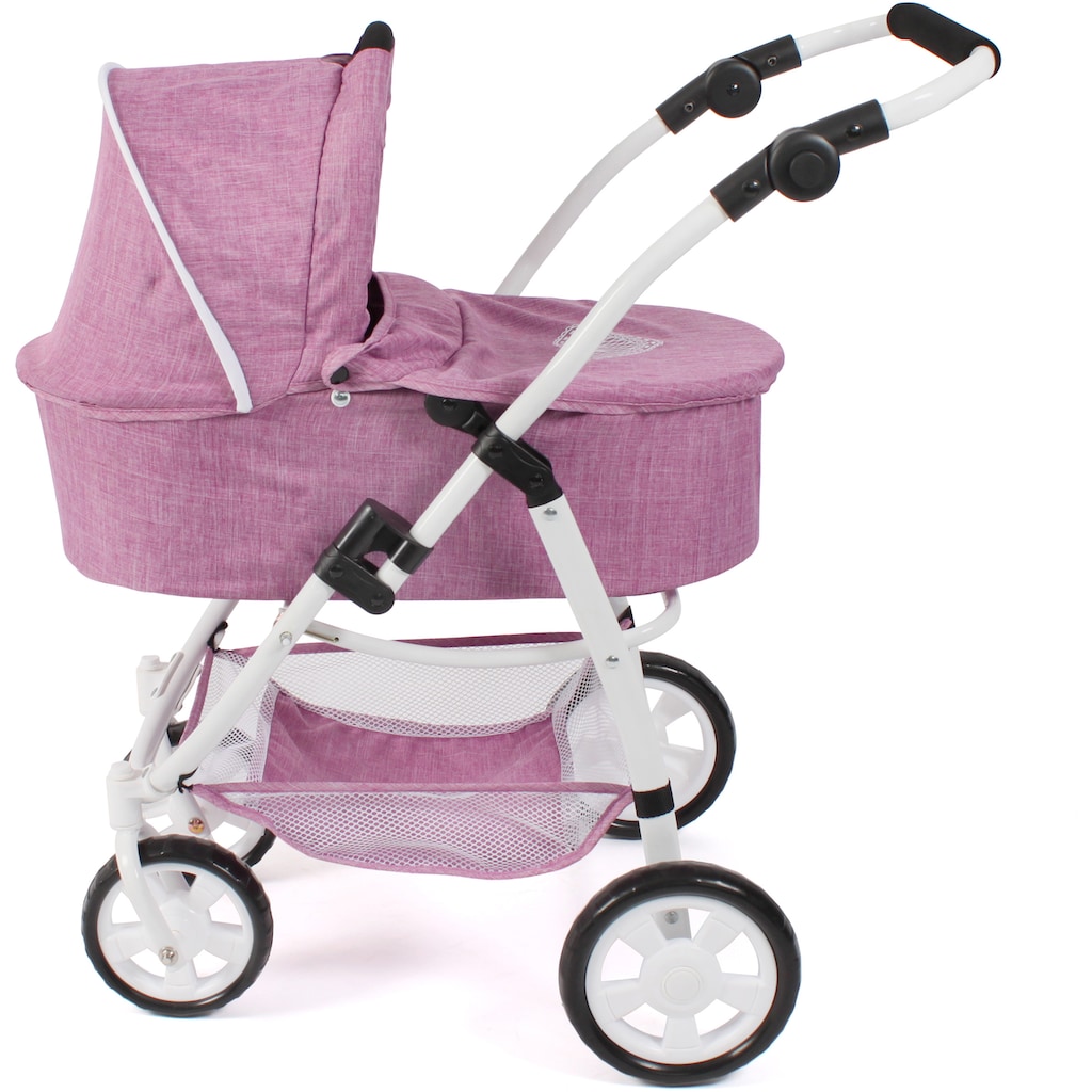 CHIC2000 Kombi-Puppenwagen »Emotion All In 3in1, Jeans Pink«