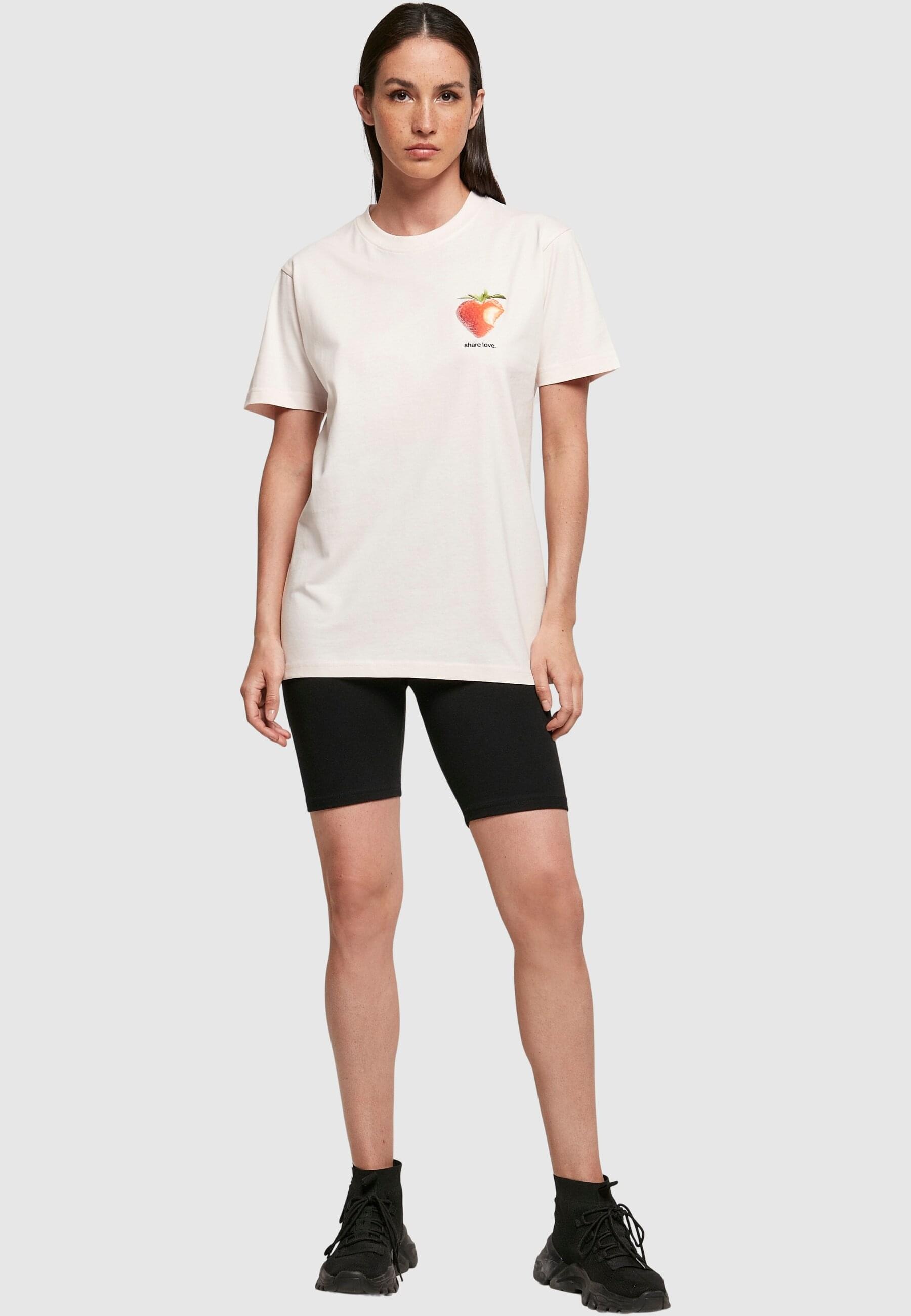 MisterTee Kurzarmshirt »MisterTee Damen Ladies Share Love Tee«, (1 tlg.)