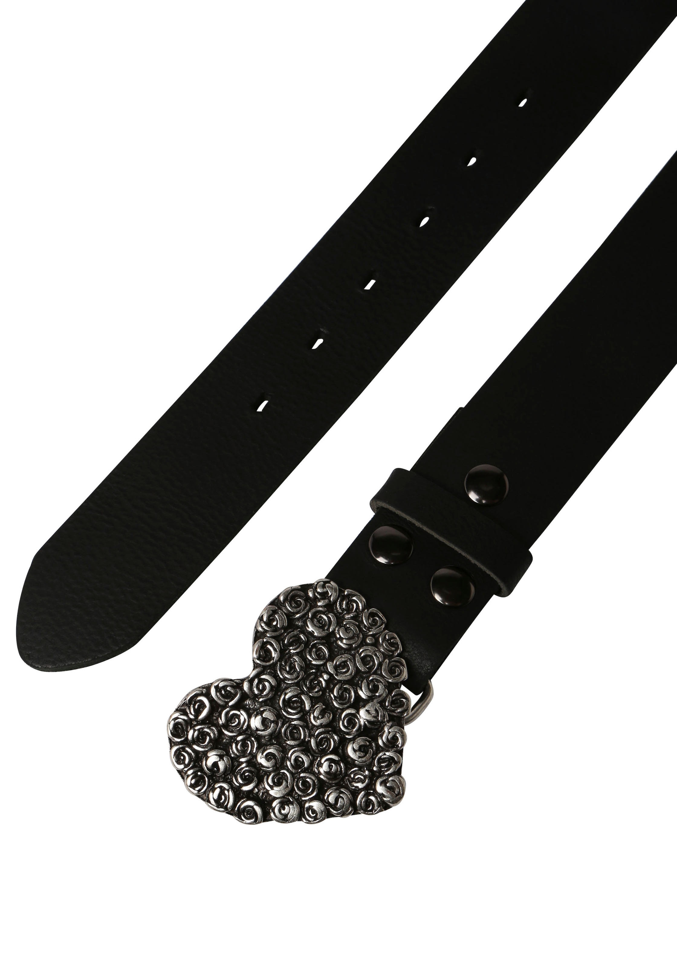 Rettungsring Gürtel Ledergürtel mit austauschbarer Schließe "Rosenherz Komp günstig online kaufen