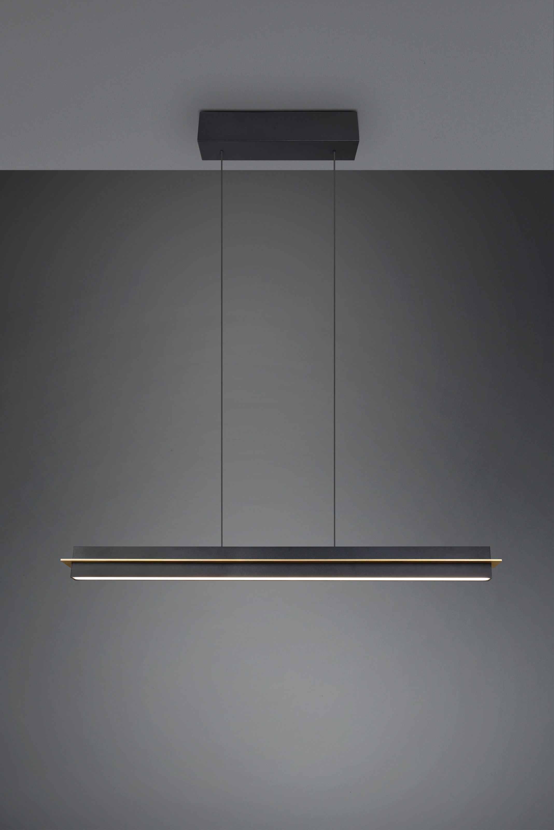 TRIO Leuchten LED Pendelleuchte »EMERSON, LED Hängeleuchte höhenverstellbar, 4-Stufen Touch Dimmer«, 1 flammig, Leuchtmittel LED-Board | LED fest integriert, Lichtfarbe einstellbar 2700-5000K warm- bis kaltweiß, Höhe max 150 cm