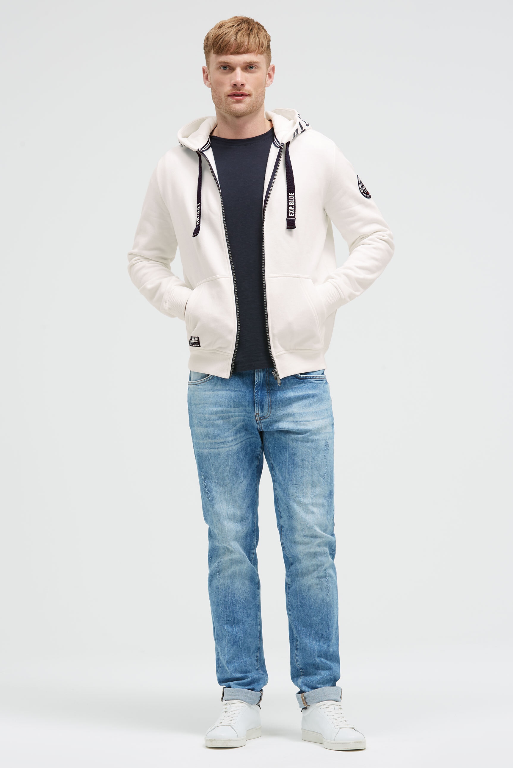 CAMP DAVID Kapuzensweatjacke , mit Baumwolle
