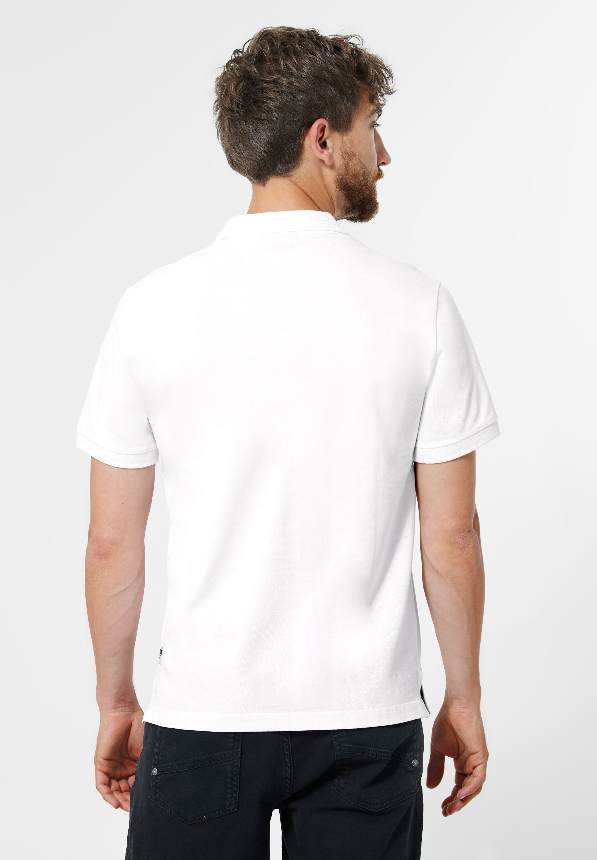 STREET ONE MEN Poloshirt, mit Piqué-Struktur