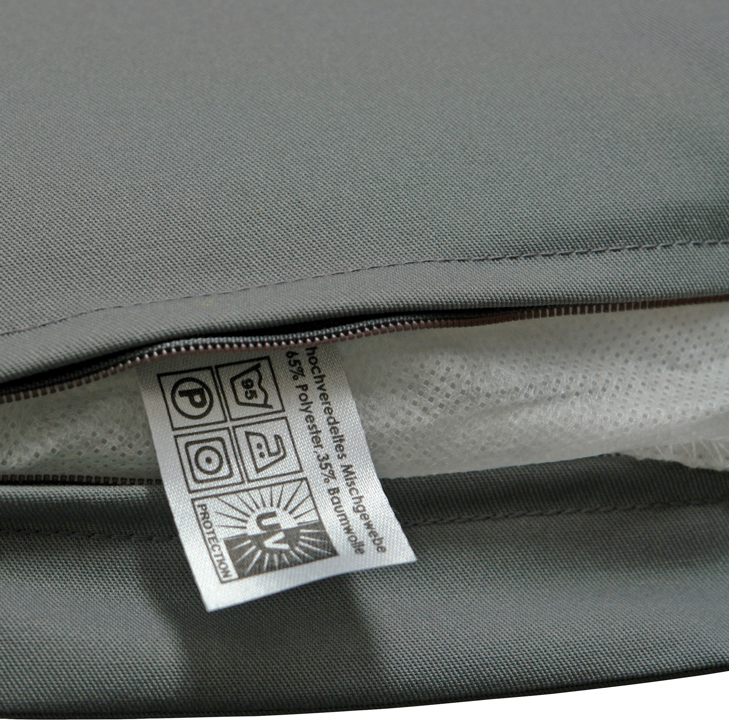 indoba Hochlehnerauflage »Premium«, extra dick - Grau- IND-70422-AUHL