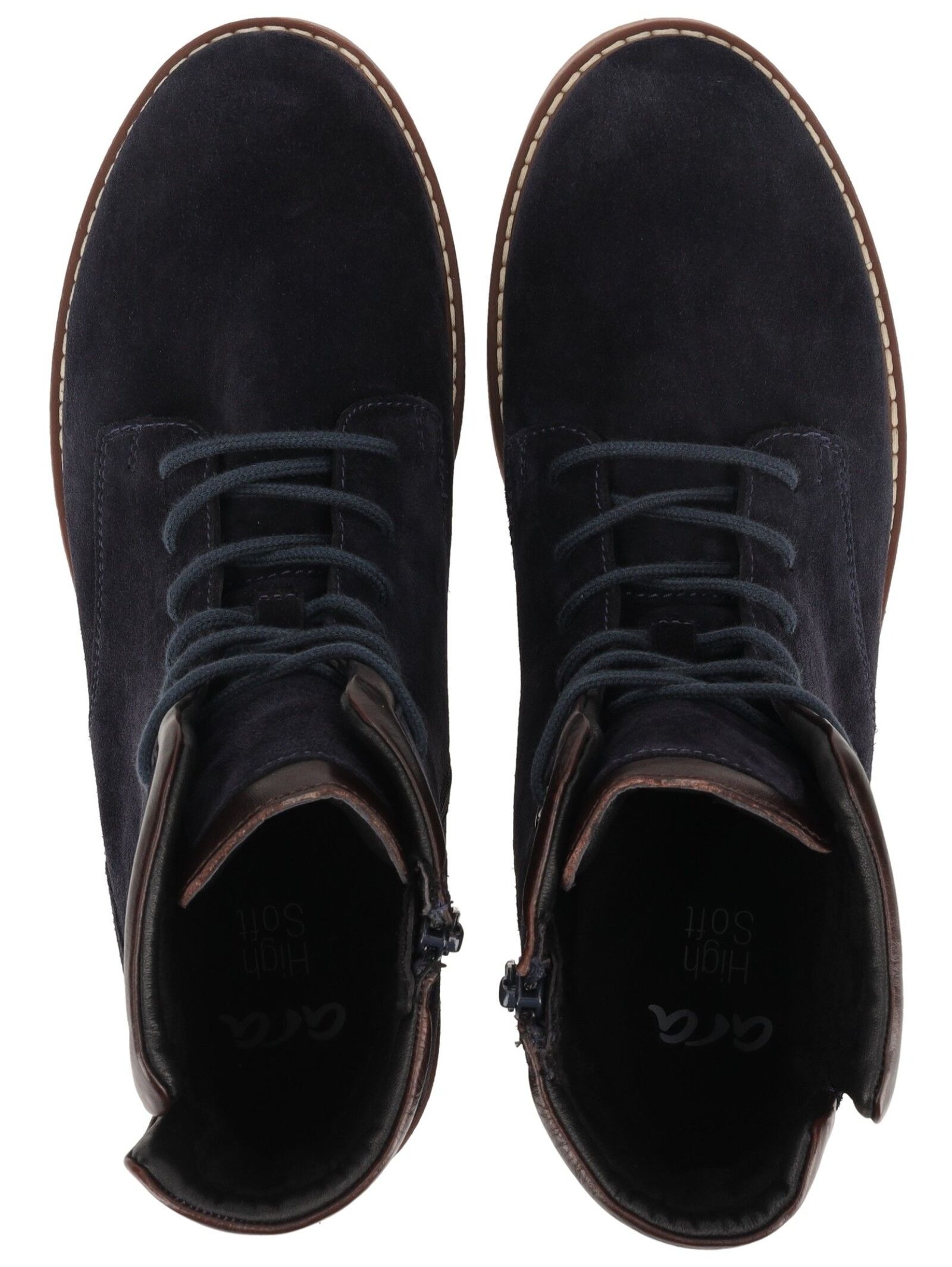 Ara Schnürstiefelette »Ara Stiefelette Veloursleder«