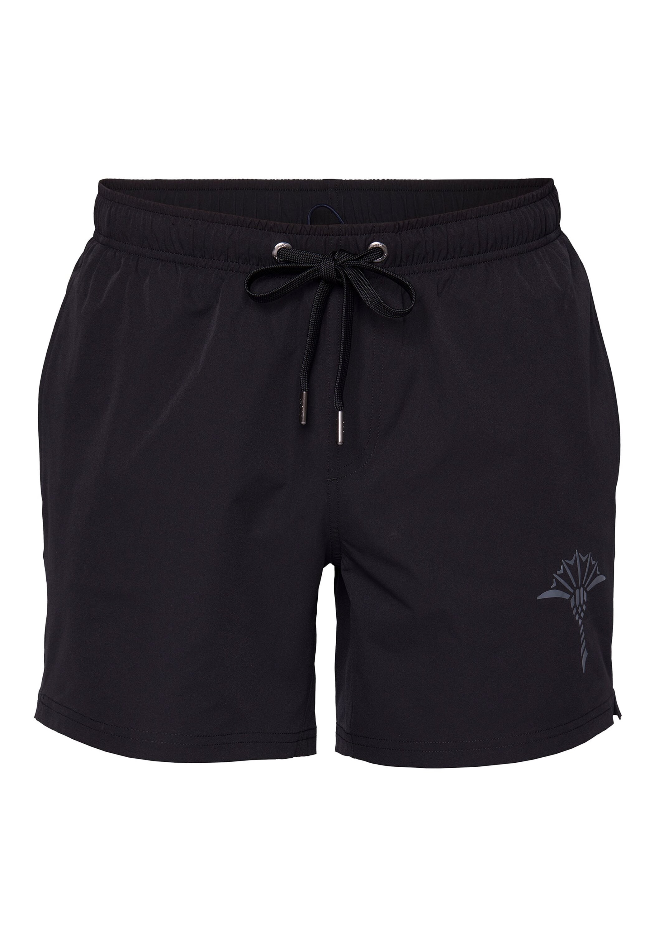 Joop! Badeshorts JOOP "Solid Cornflower", Herren, Gr. XL, N-Gr, oxford, Web, Obermaterial: 100% Polyester, Badehosen Badeshorts, mit seitlichen Taschen und Tunnelzug
