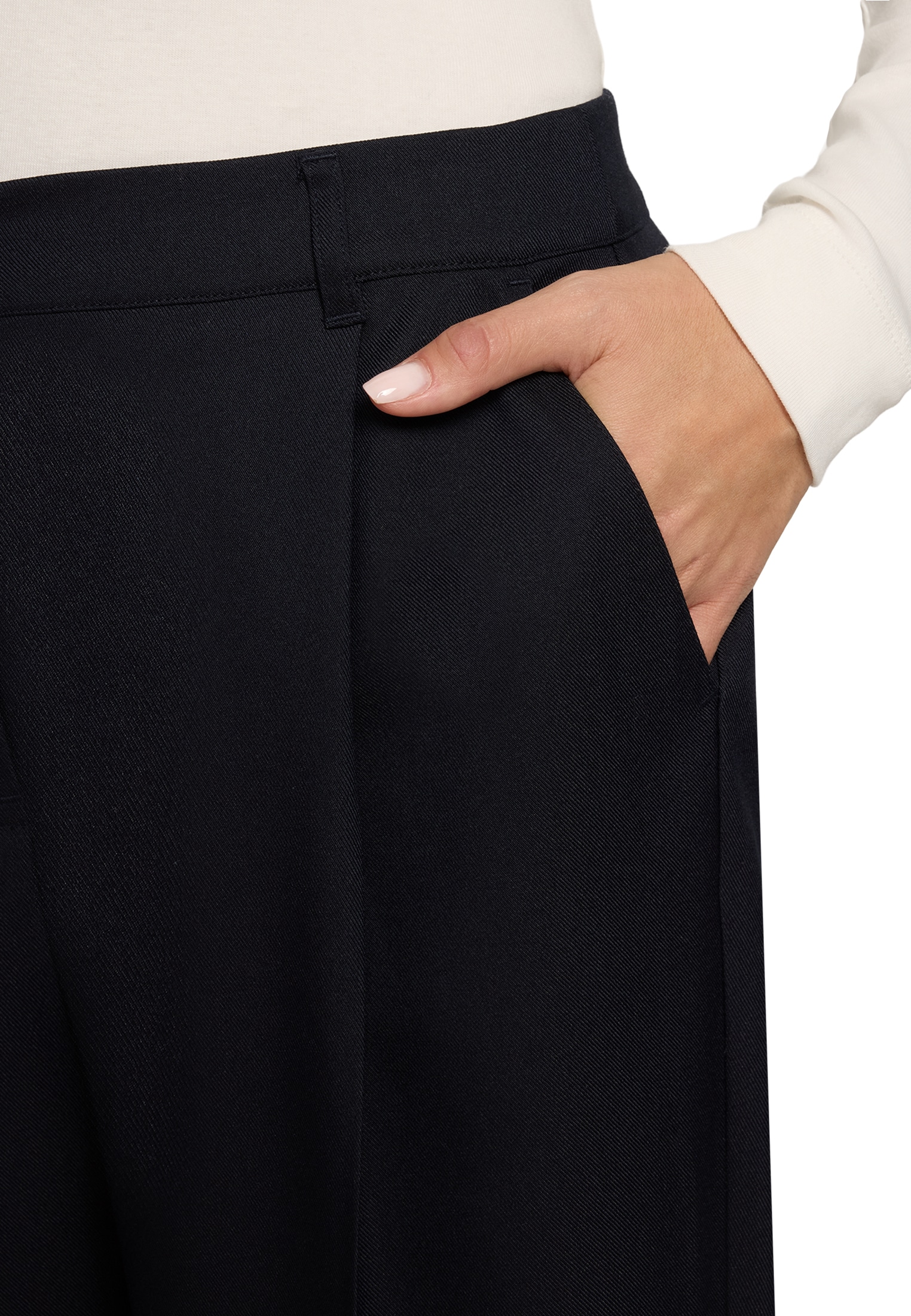 Zero Stoffhose »Damen mit Bügelfalte 30 Inch«  Plain/ohne Details