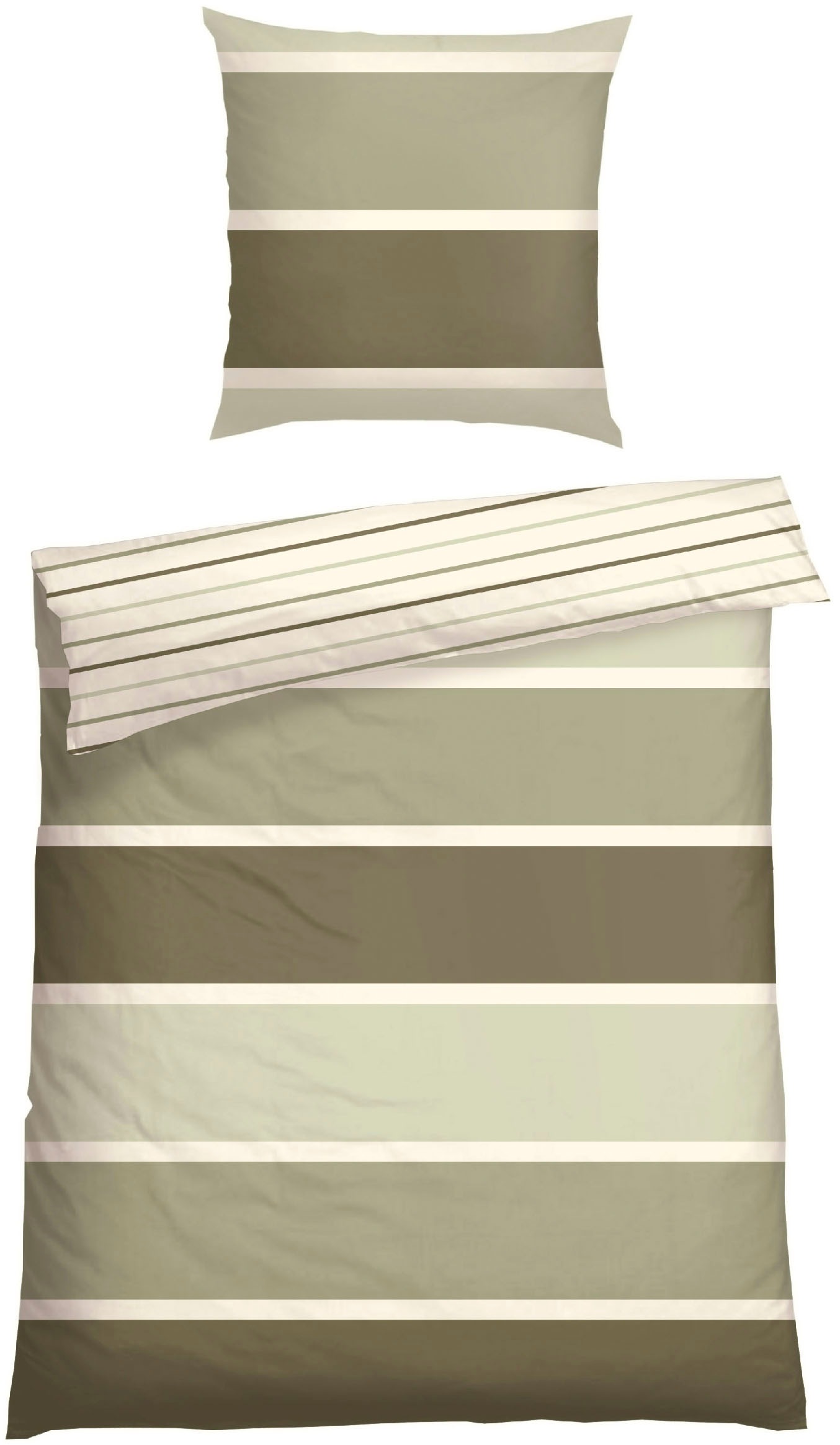 Schiesser Wendebettwäsche "Brody aus weicher Baumwolle mit klassichen Strei günstig online kaufen