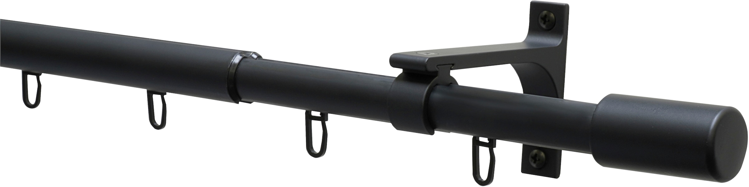 GARDINIA Gardinenstange "Gardinenstangen Set Thasos" Ø 19 mm 1 läufig-läufi günstig online kaufen