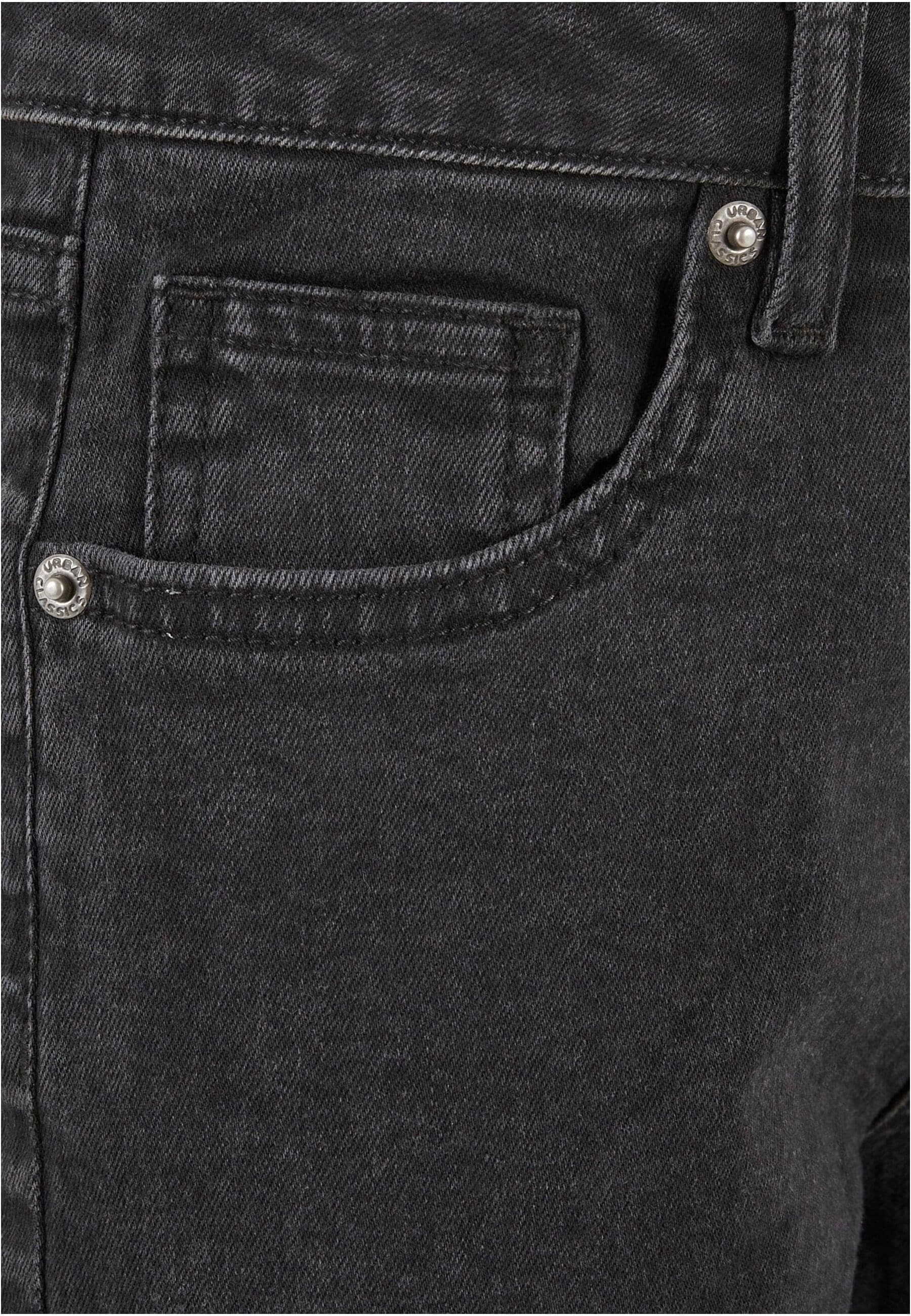 URBAN CLASSICS Shorts »Urban Classics Damen Girls Organic Stretch Denim 5 Pocket Shorts«, (1 tlg.)