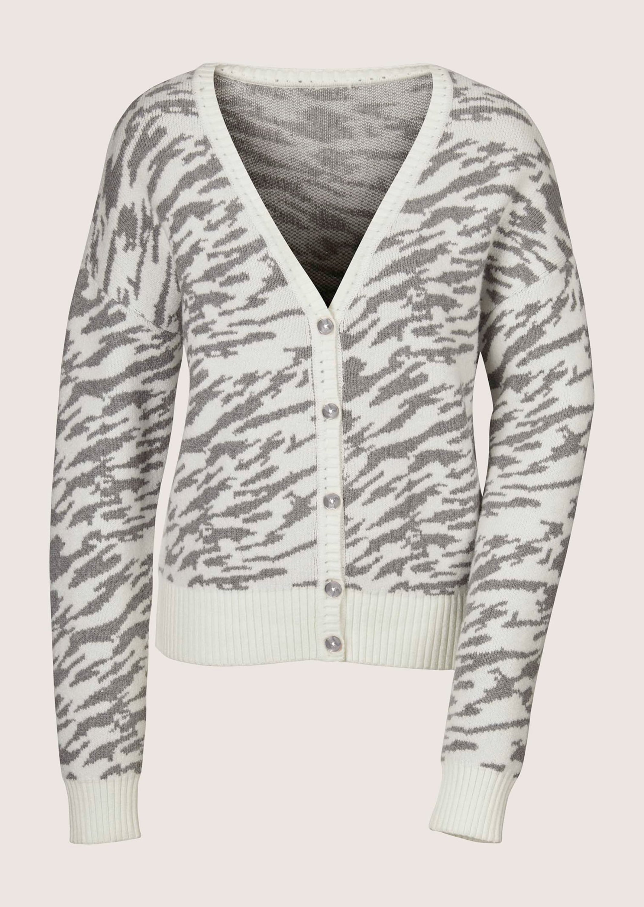 MADELEINE "Strickjacke Modischer Cardigan mit V-Ausschnitt"