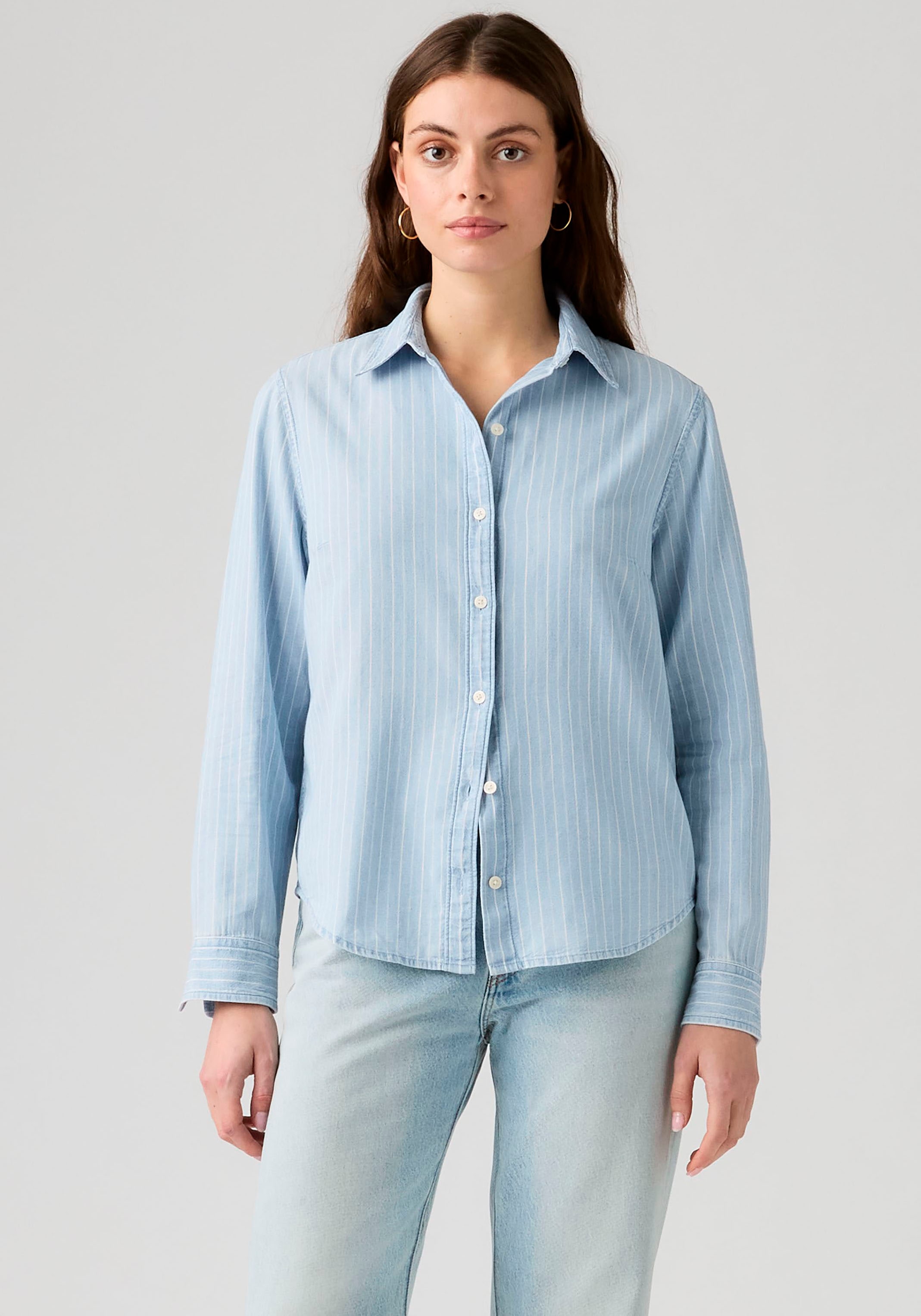 Levis Hemdbluse "CARLILE CLASSIC POPLIN SHIRT" Klassischer Hemdblusenkragen