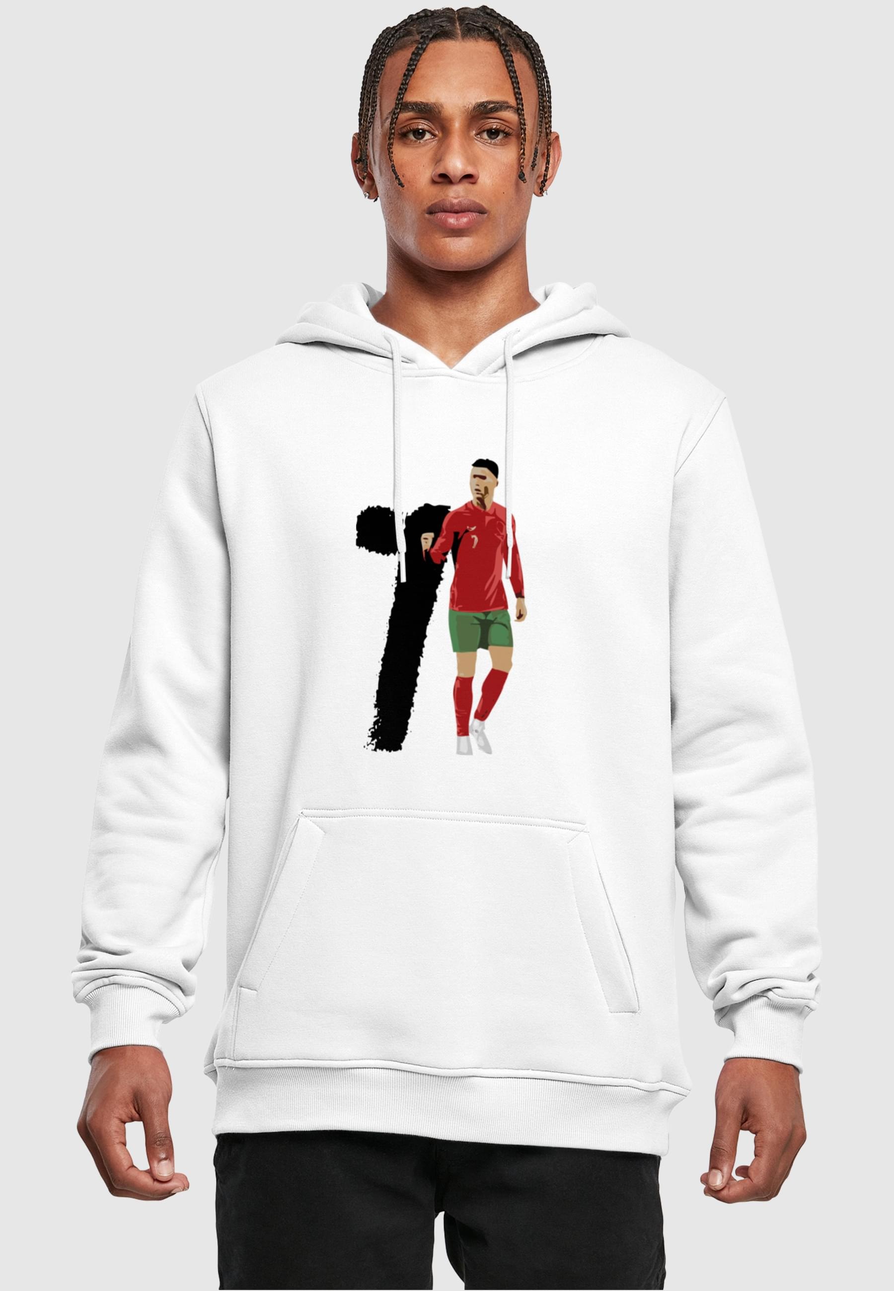 Merchcode Kapuzensweatshirt »Merchcode Herren Player 3 Fitted Heavy Hoody«, (1 tlg.)