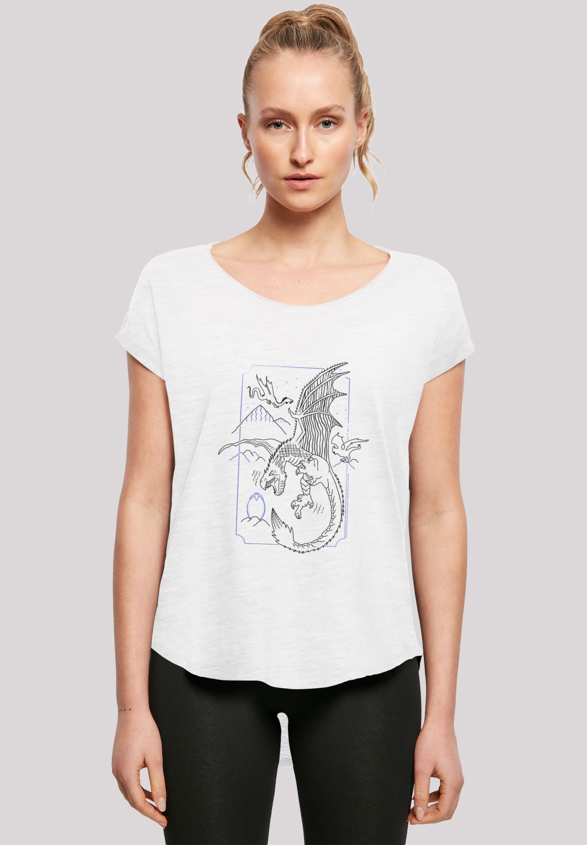 F4NT4STIC T-Shirt "Harry Potter Dragon Line Art", Print günstig online kaufen