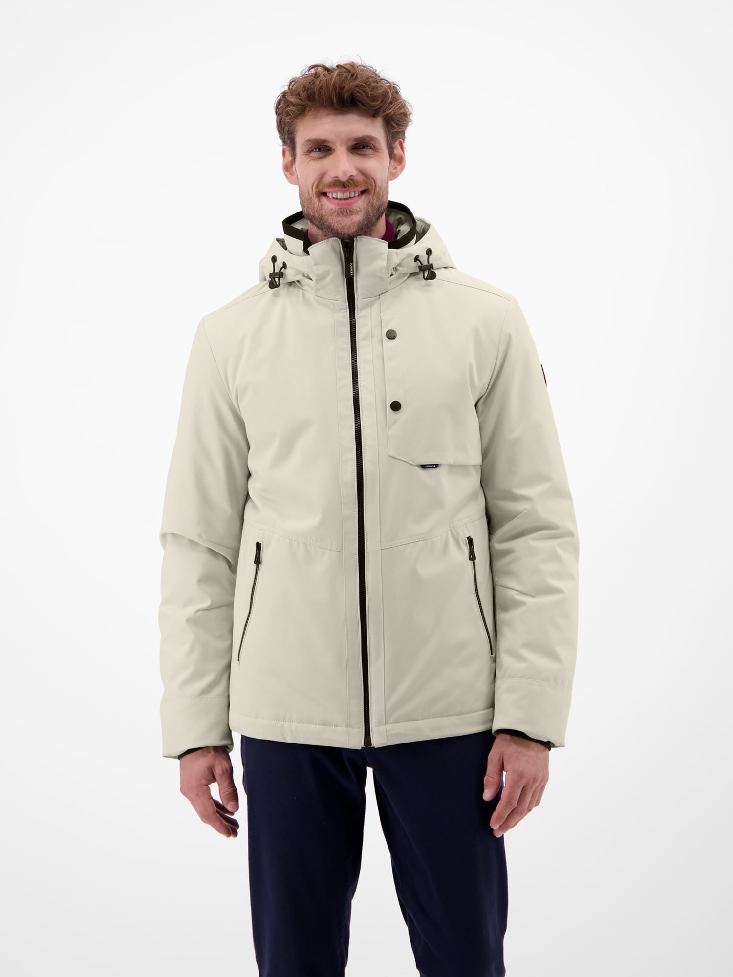 LERROS "Herren Blouson in Stukturoptik" mit Kapuze