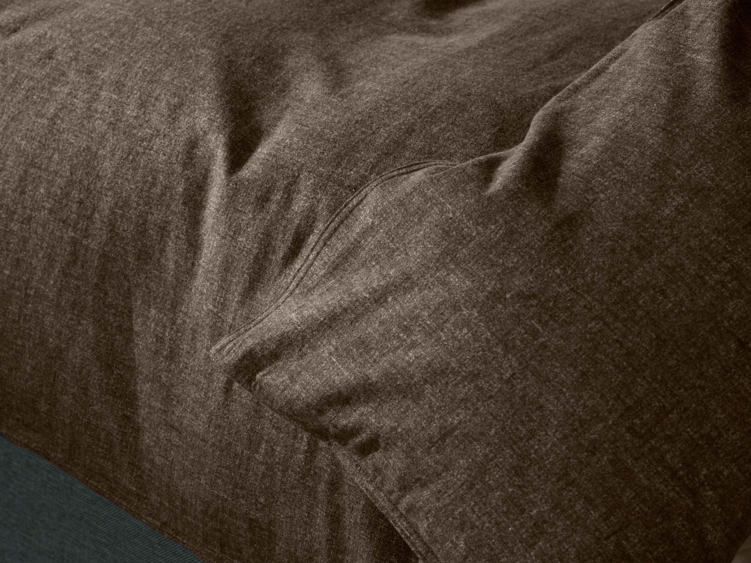 Heckett & Lane Bettwäsche »Franela«, Uni Design, hochwertiges Flanell, Bettwäsche ab 135x200 cm