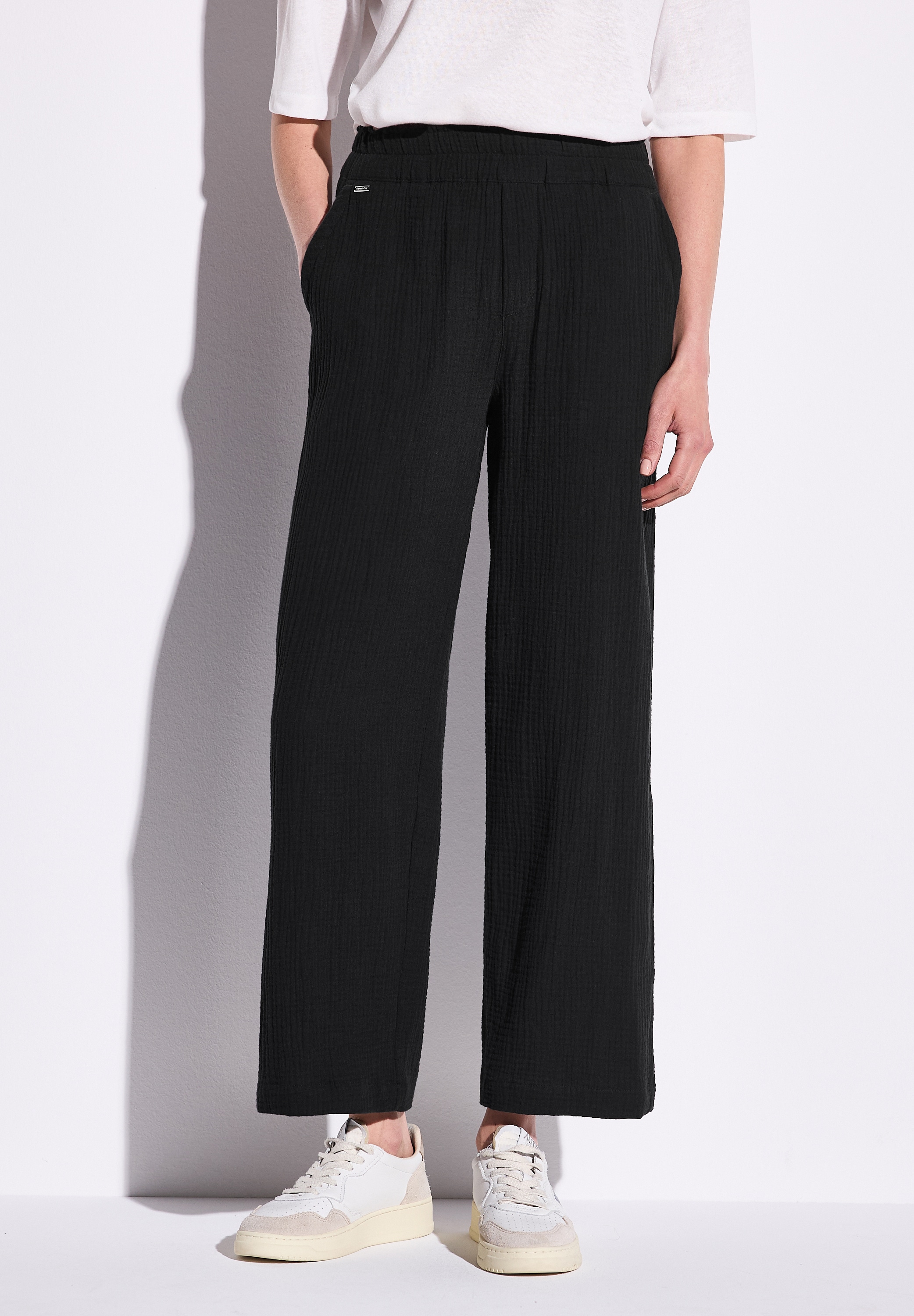 STREET ONE Stoffhose, High Waist günstig online kaufen