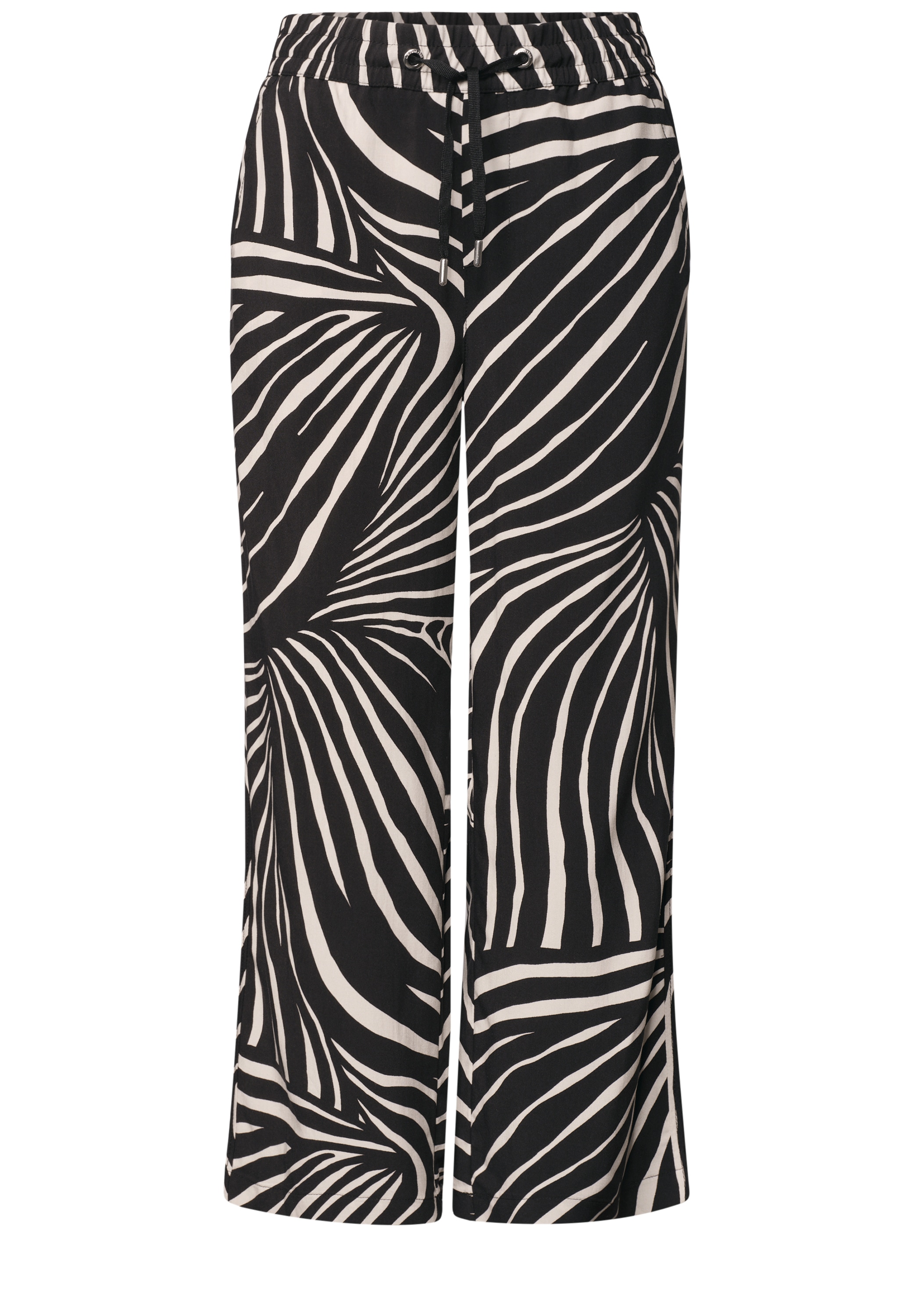 STREET ONE Stoffhose  mit allover Print
